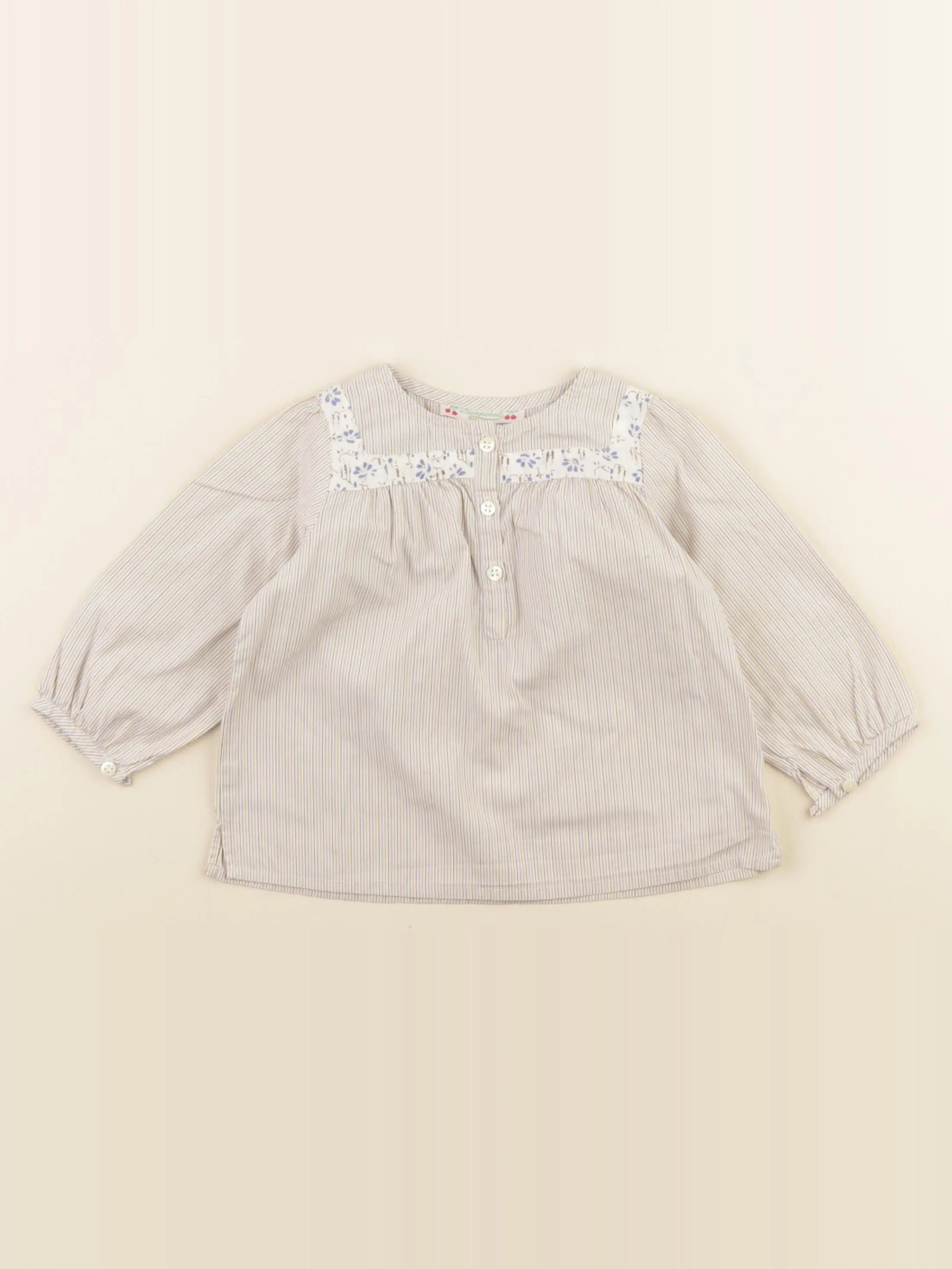 Bonpoint - blouse multicolore - 12 mois