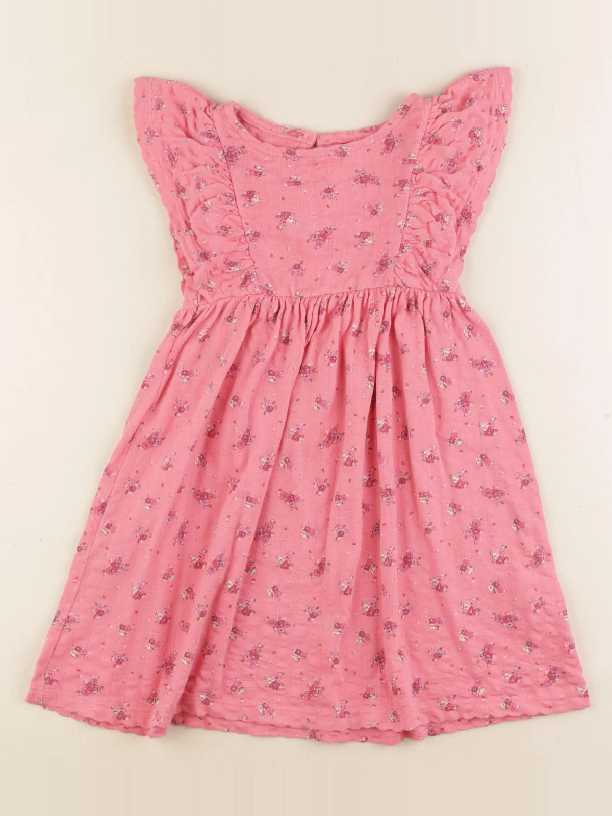 Vertbaudet - robe rose - 4 ans