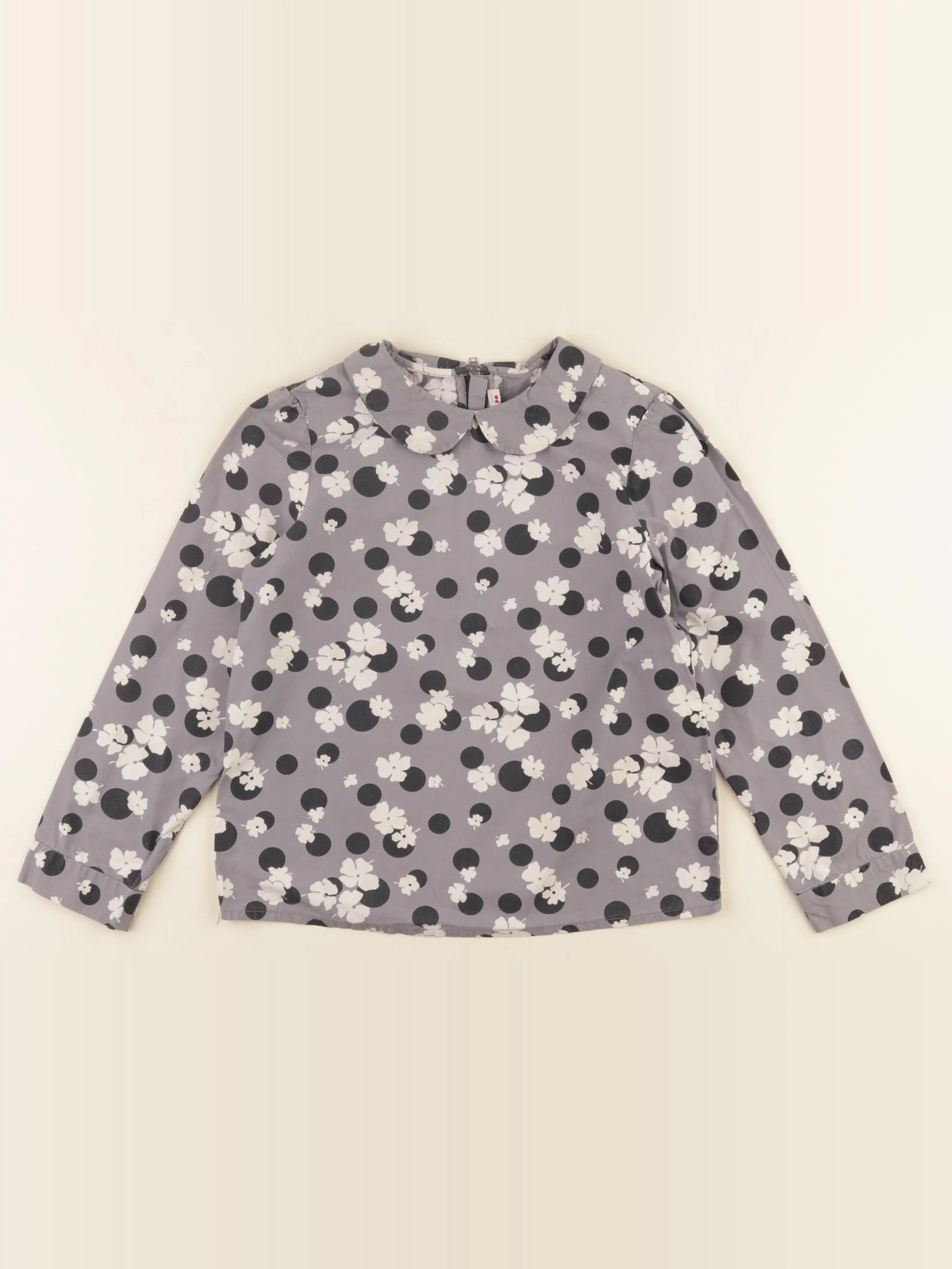 Bonpoint - blouse gris - 10 ans