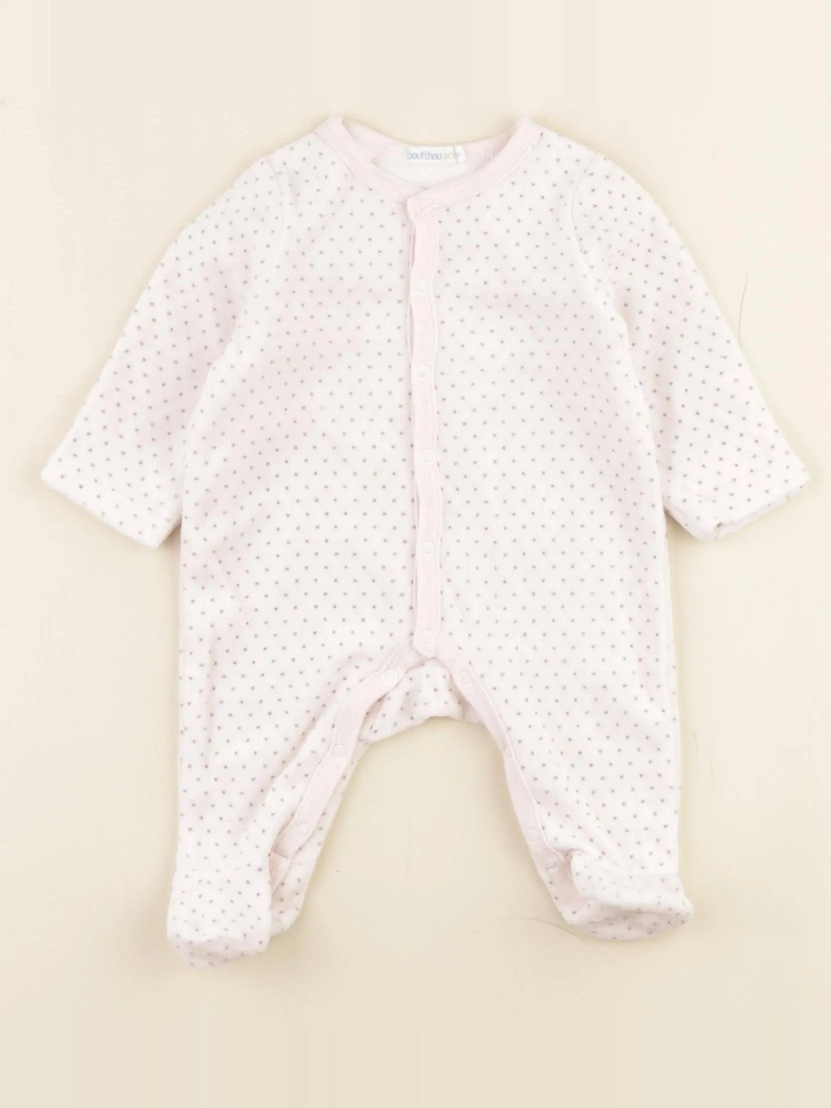 Boutchou - pyjama coton rose - 1 mois