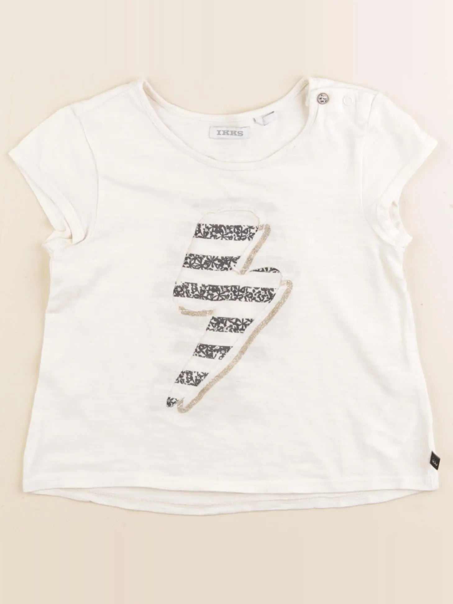 IKKS - tee-shirt beige - 3 ans