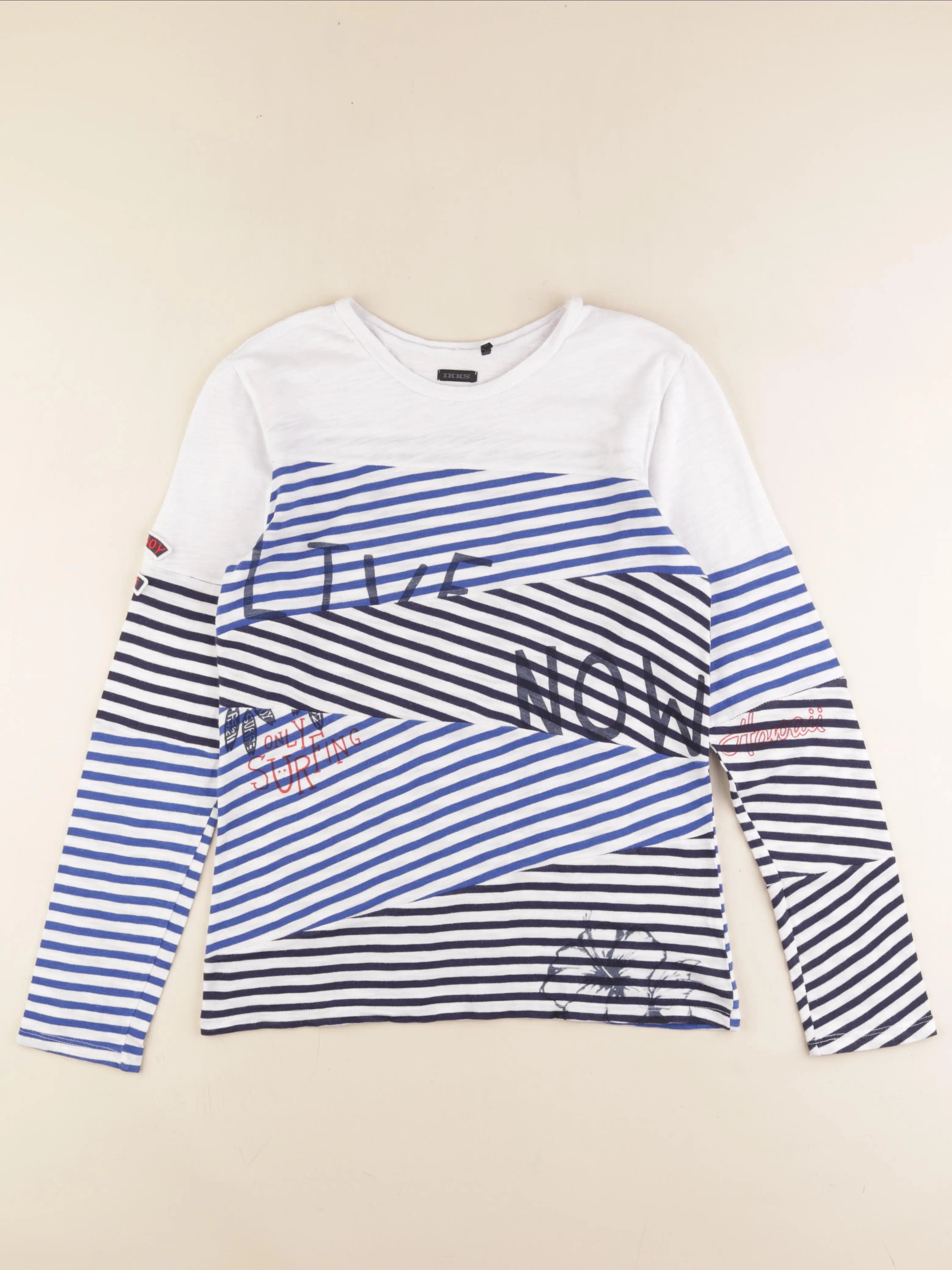 IKKS - tee-shirt blanc - 14 ans