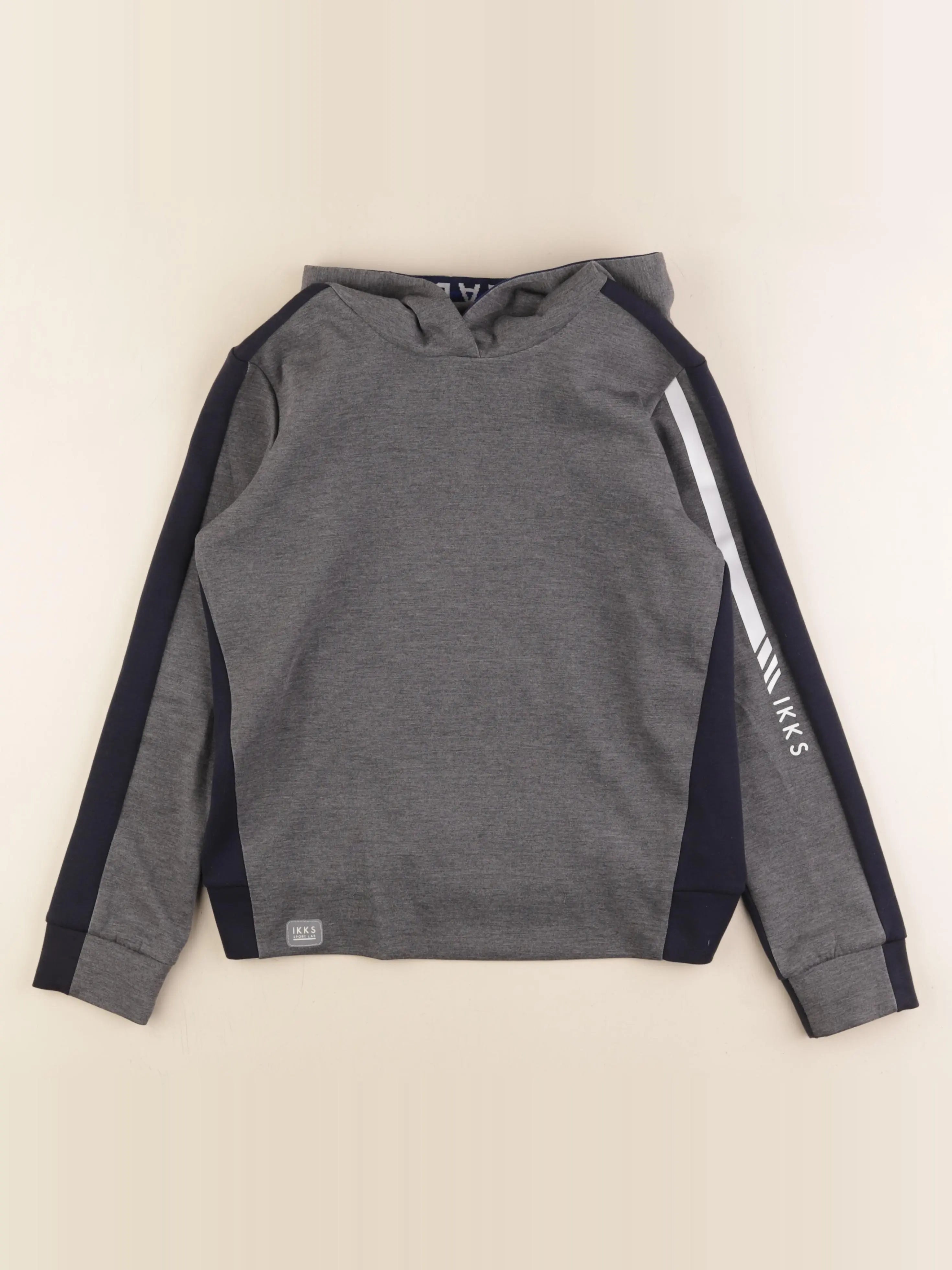 IKKS - sweat gris - 12 ans
