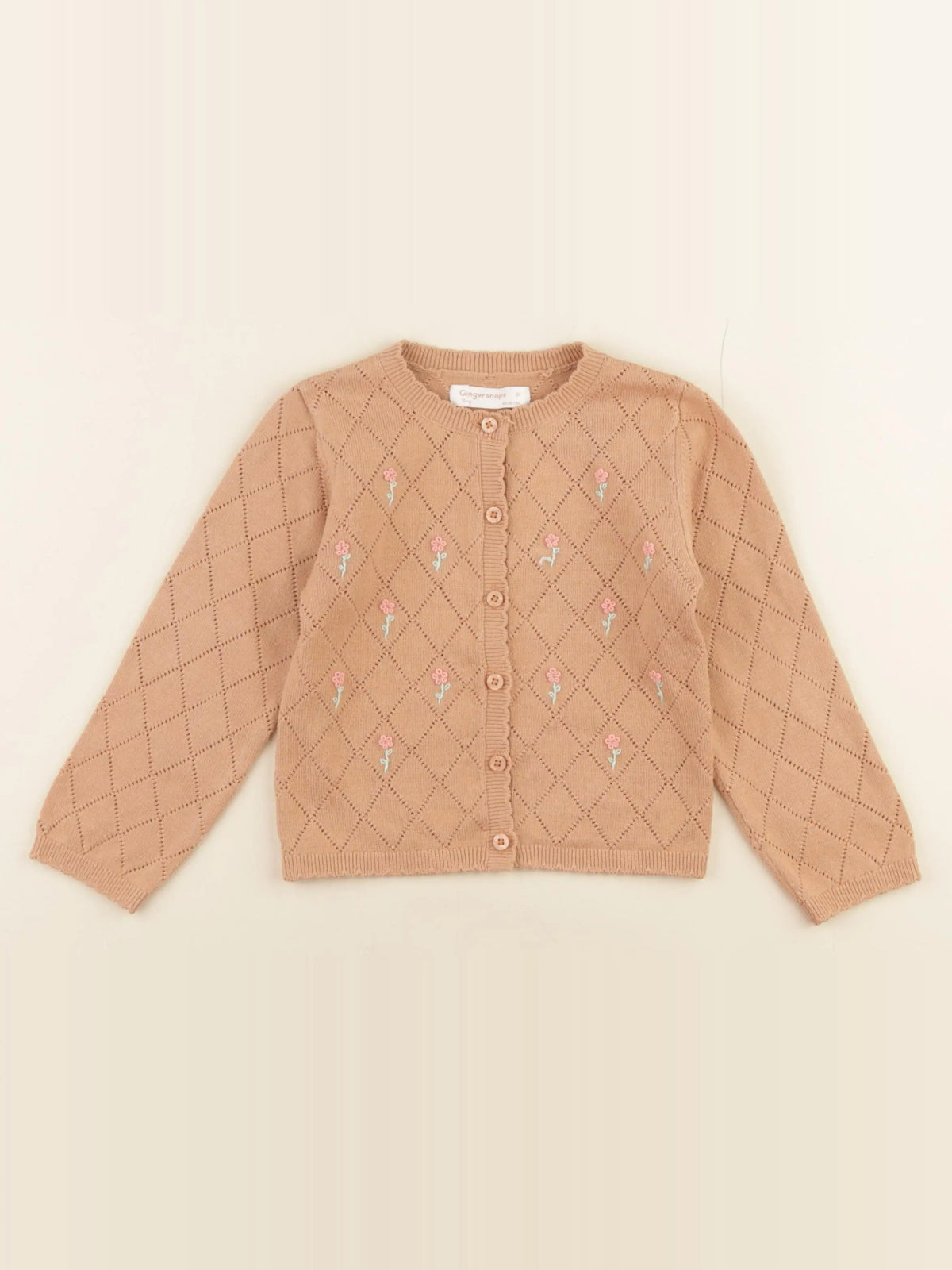 Gingersnaps - gilet marron - 3 ans