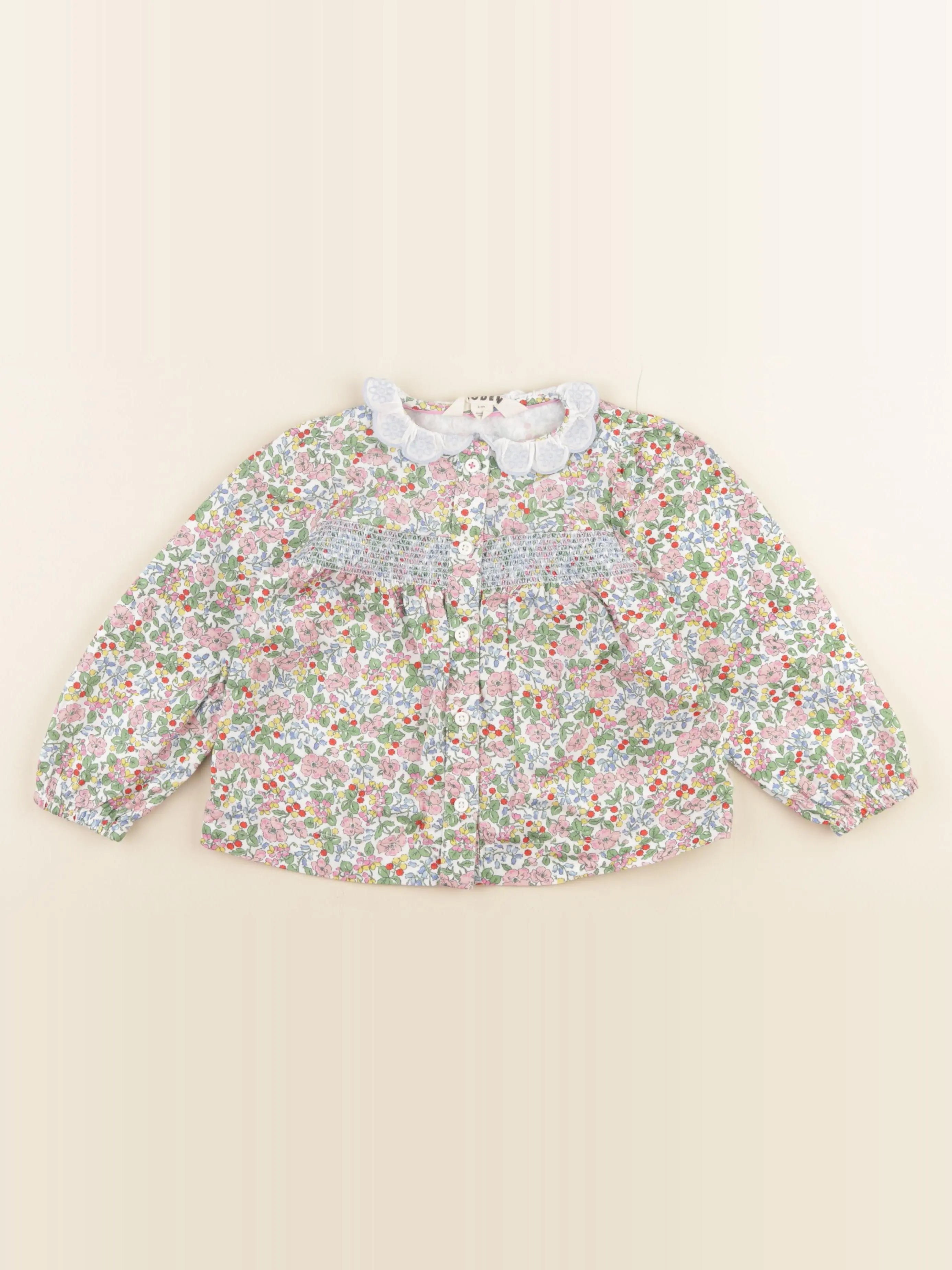 Boden - blouse multicolore - 2/3 ans
