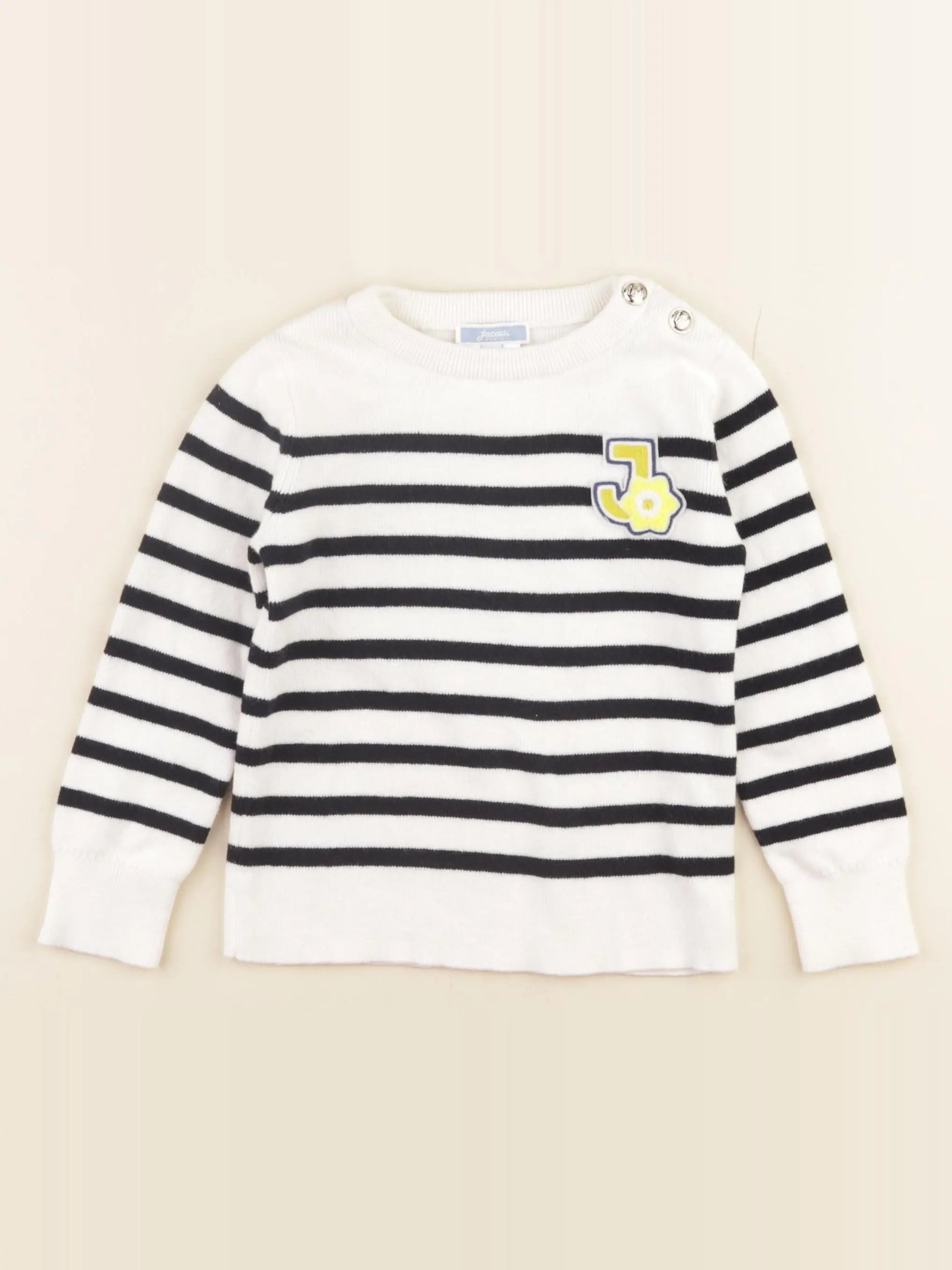 Jacadi - pull blanc - 4 ans
