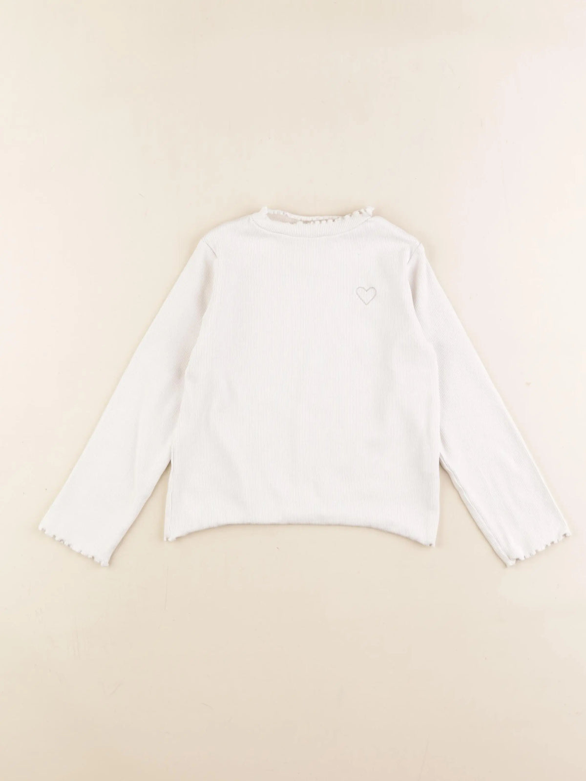Zara - sous-pull blanc - 6 ans
