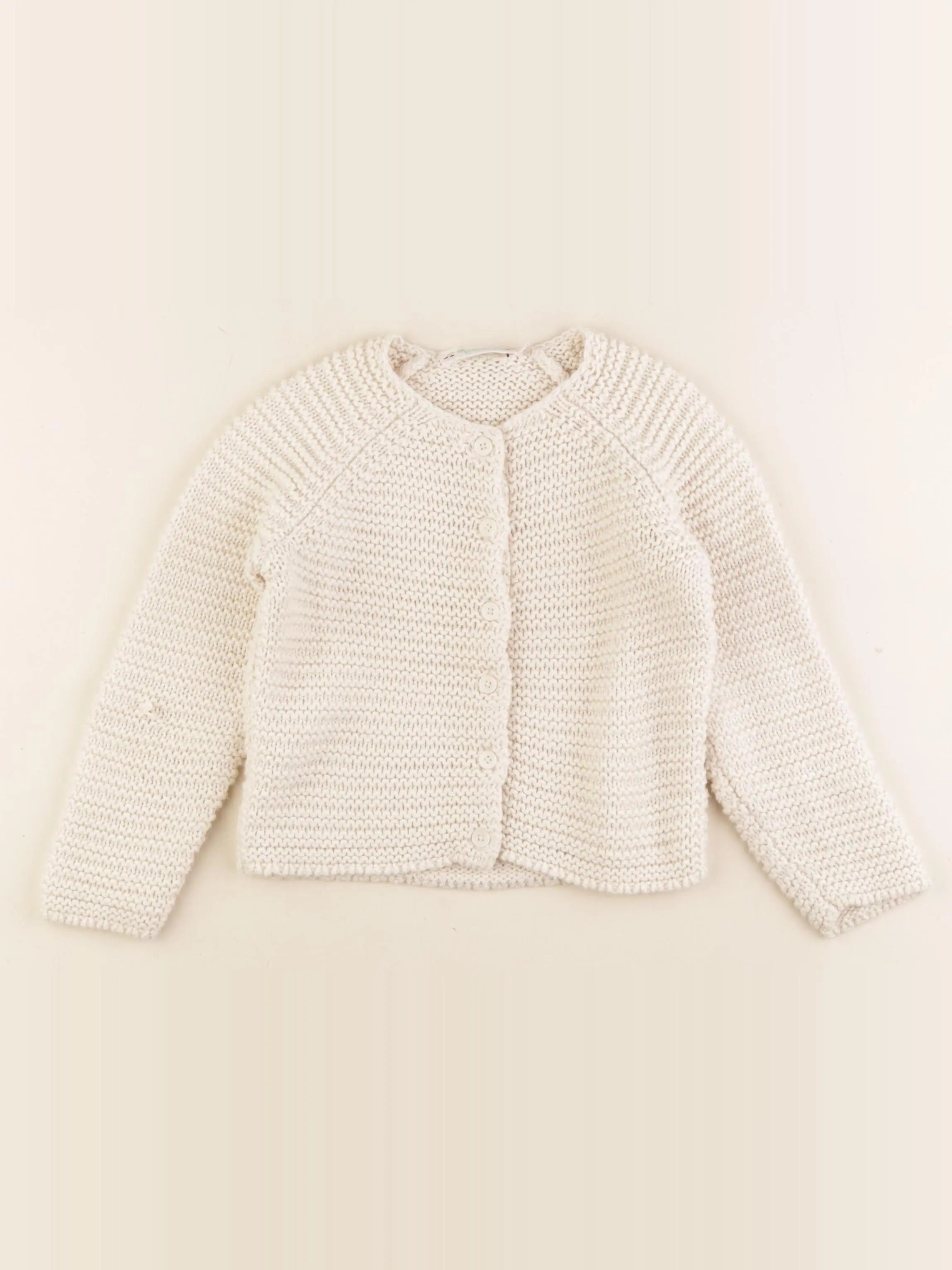 Bonpoint - gilet beige - 3 ans