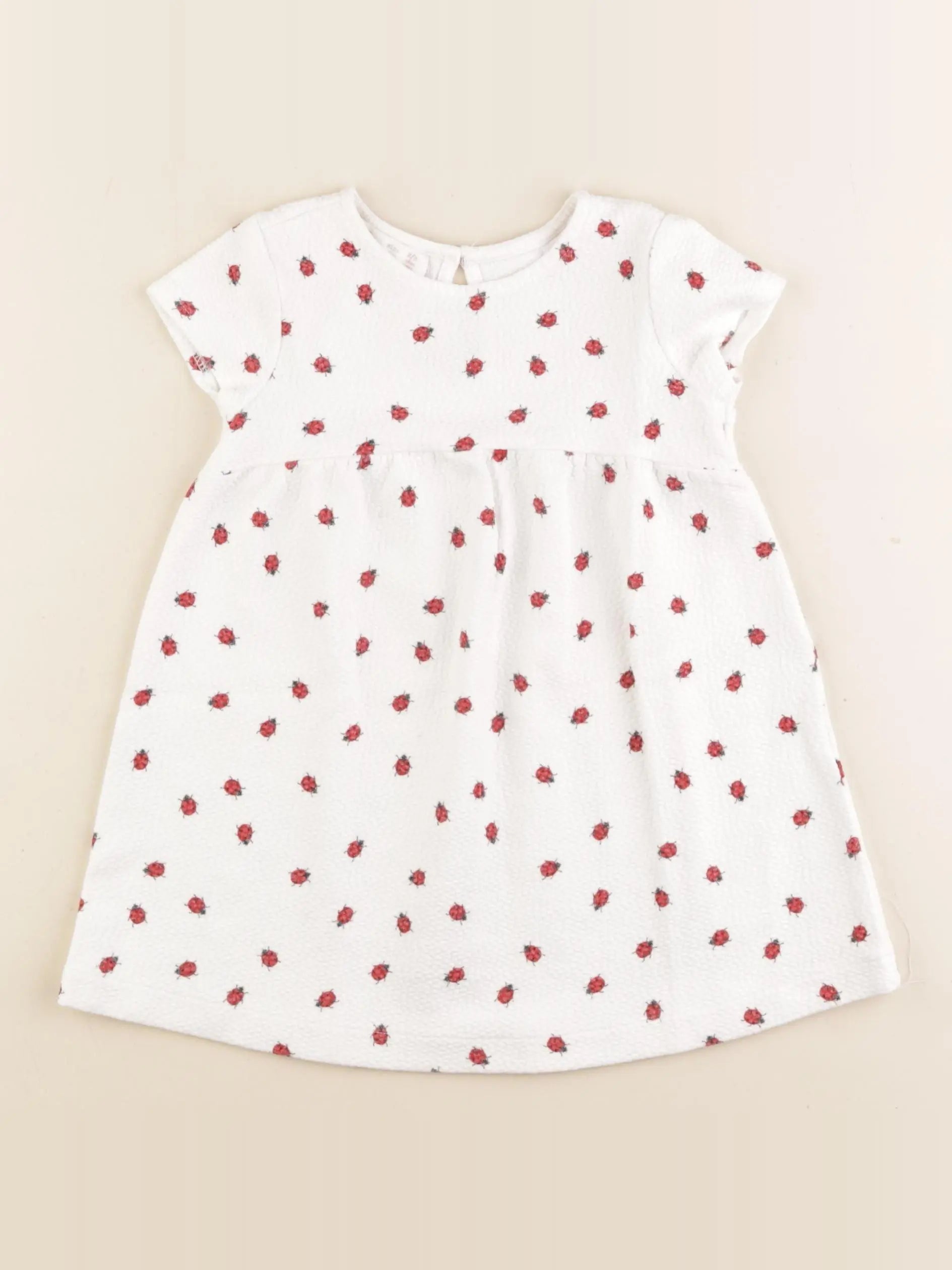 Zara - robe blanc - 2/3 ans