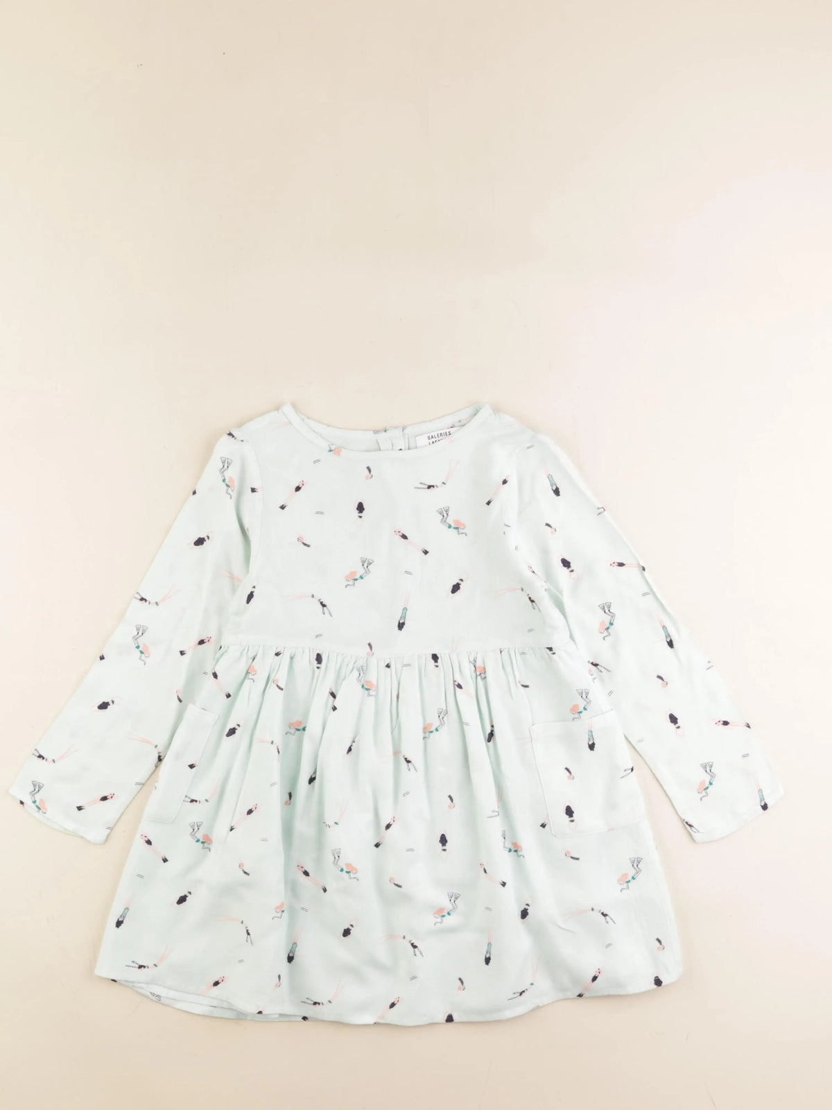 Galeries Lafayette - robe bleu - 6 ans