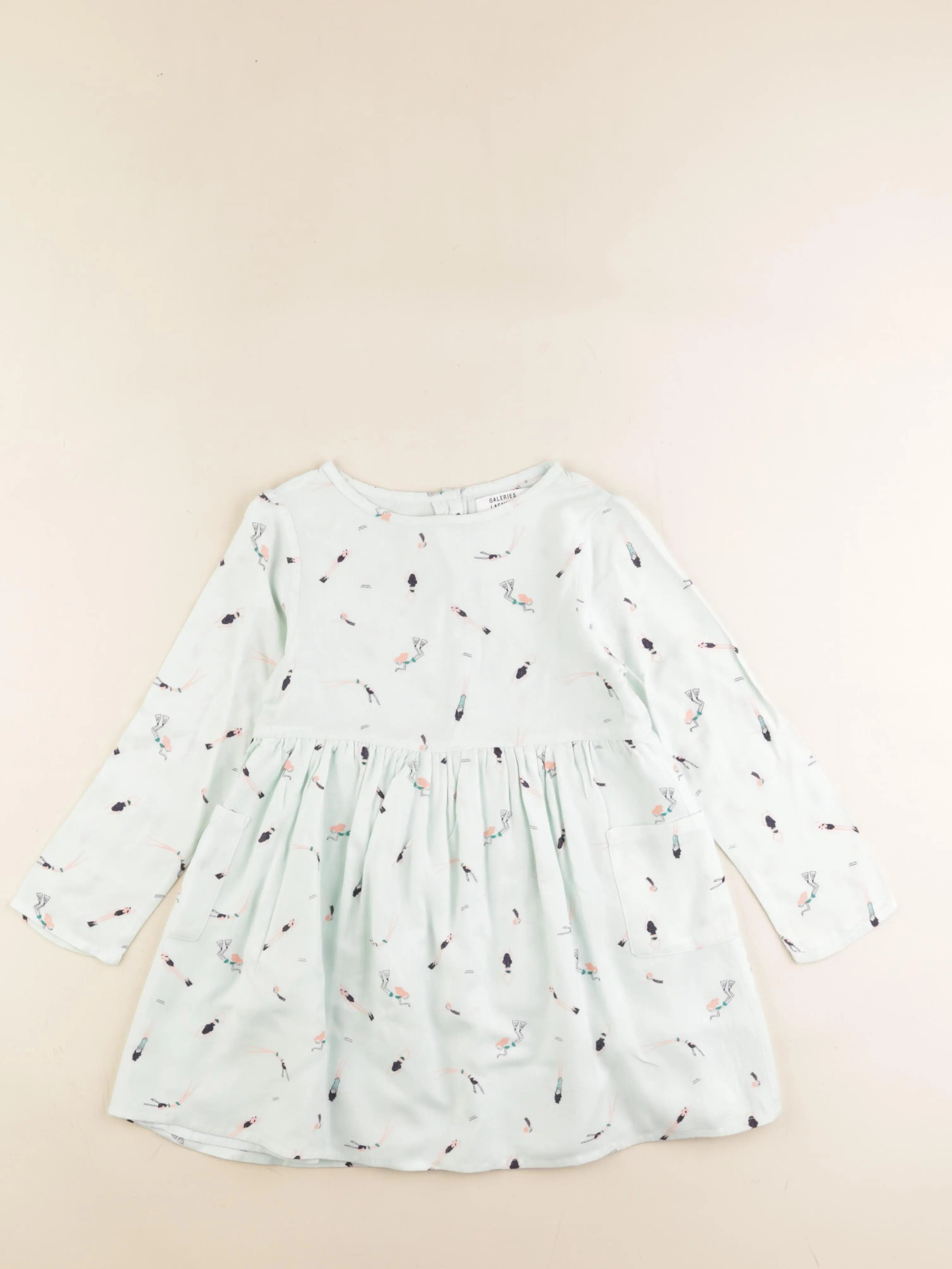 Galeries Lafayette - robe bleu - 6 ans