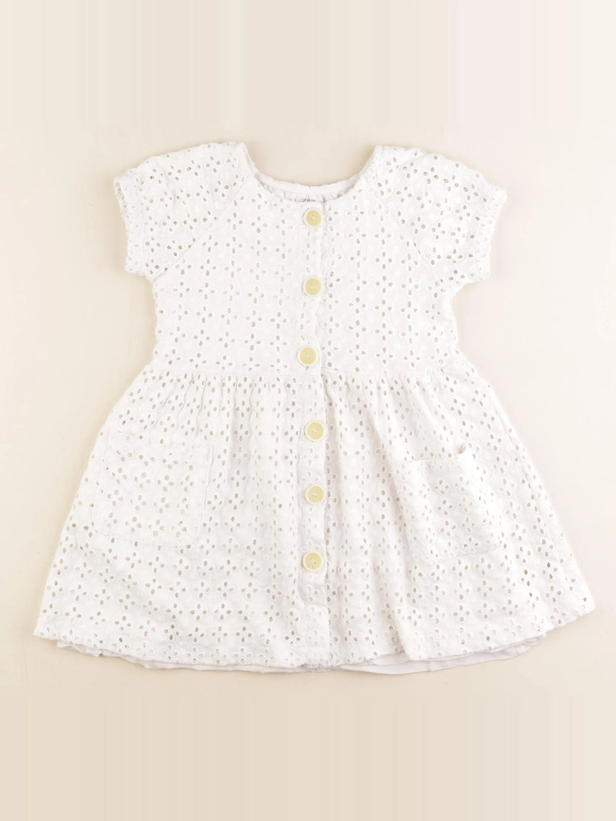Zara - robe blanc - 6 ans