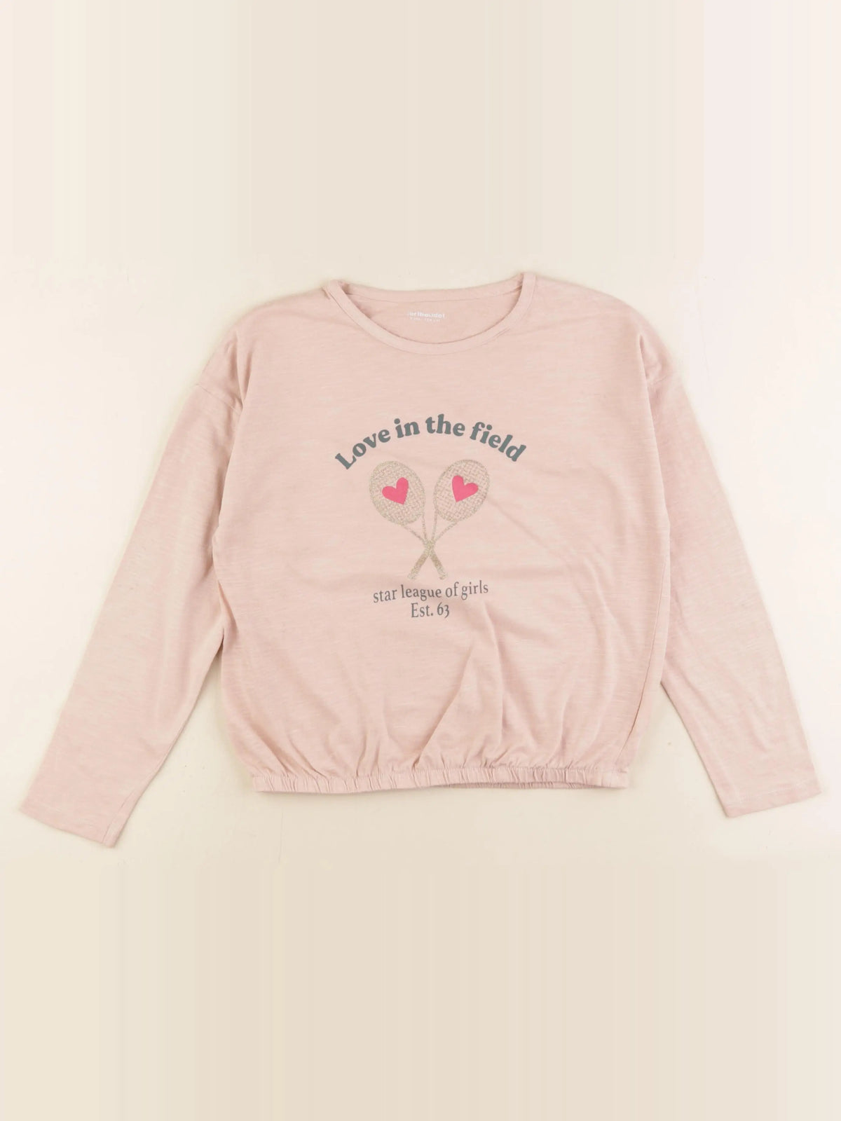 Vertbaudet - tee-shirt rose - 8 ans