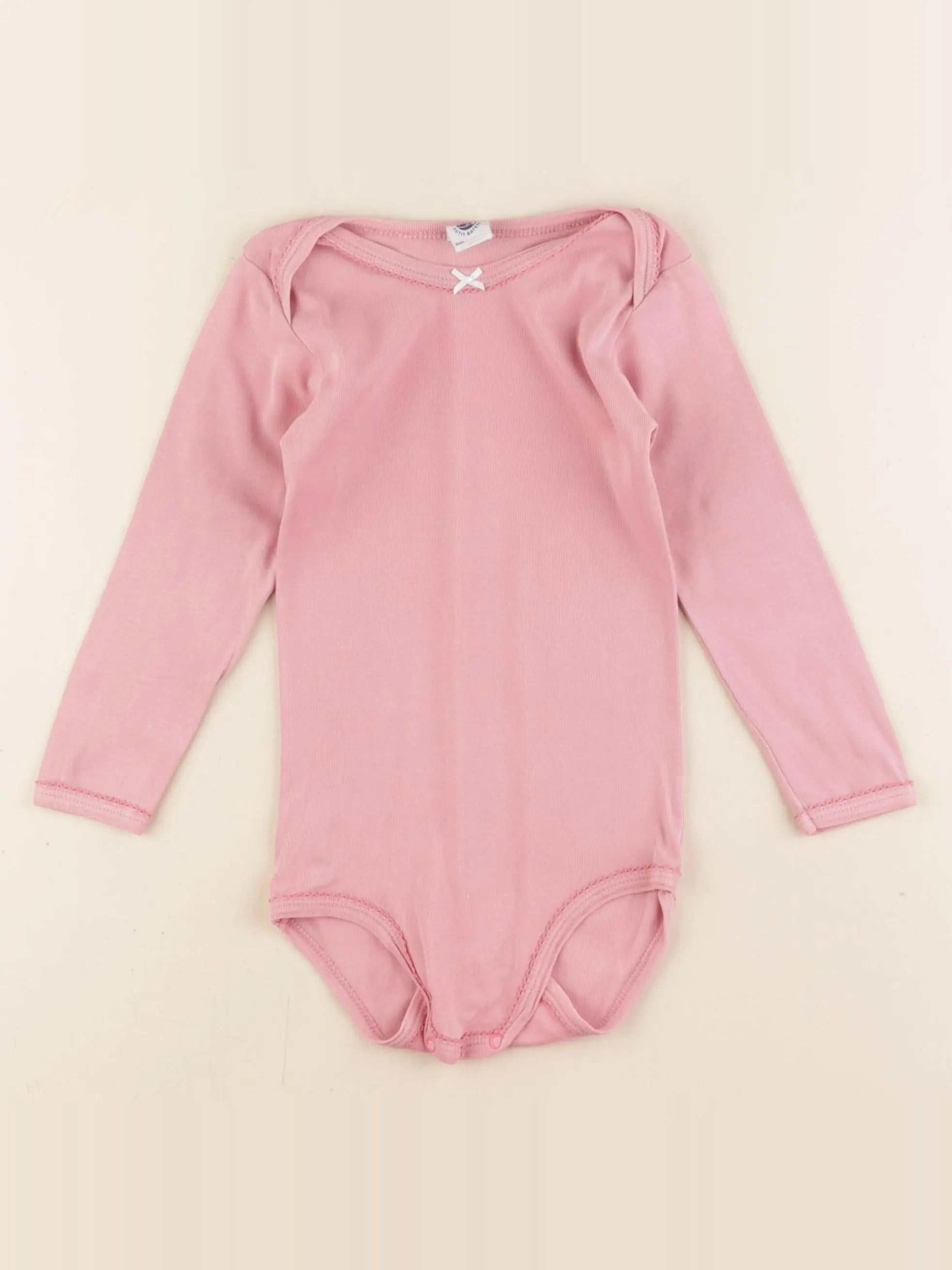 Petit Bateau - body rose - 36 mois