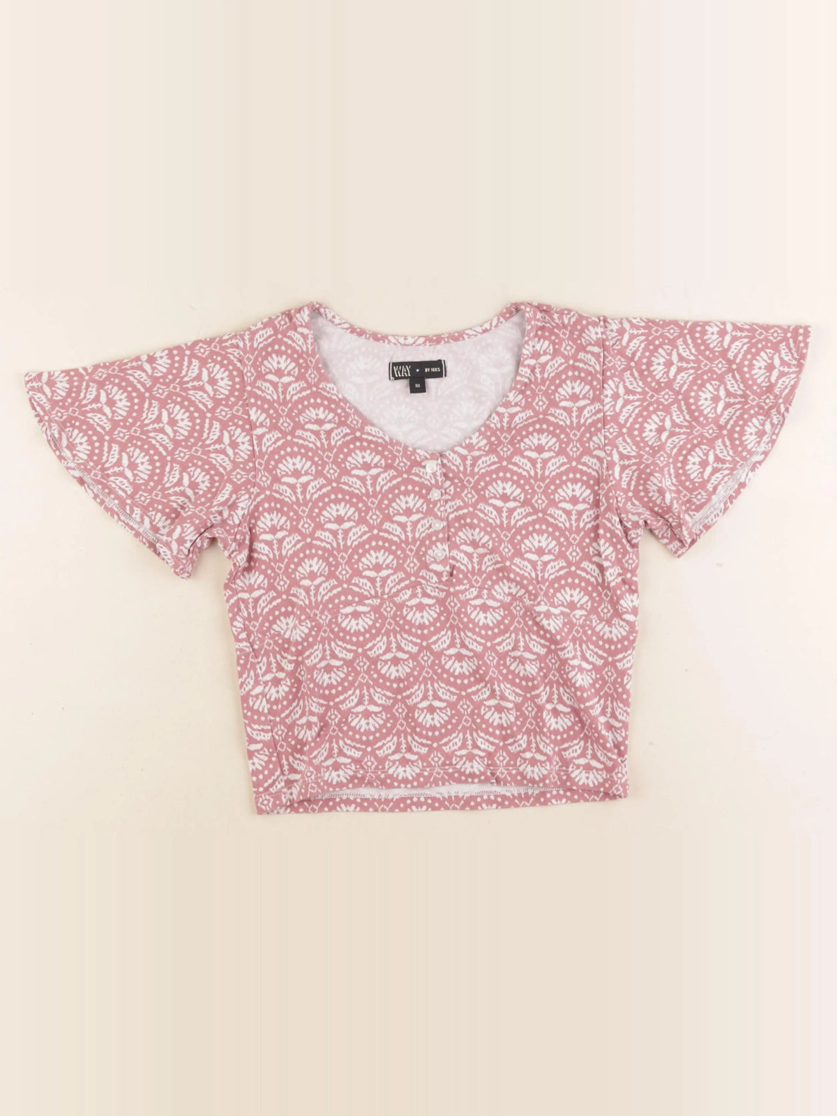 IKKS - blouse rose - 12 ans