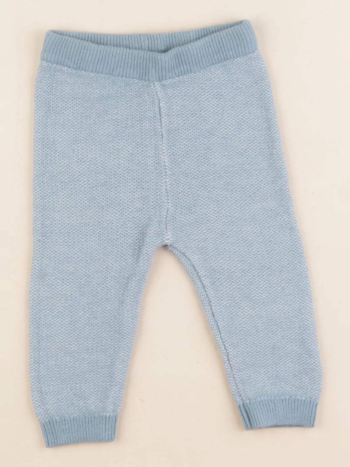 Zara - legging bleu - 6/9 mois