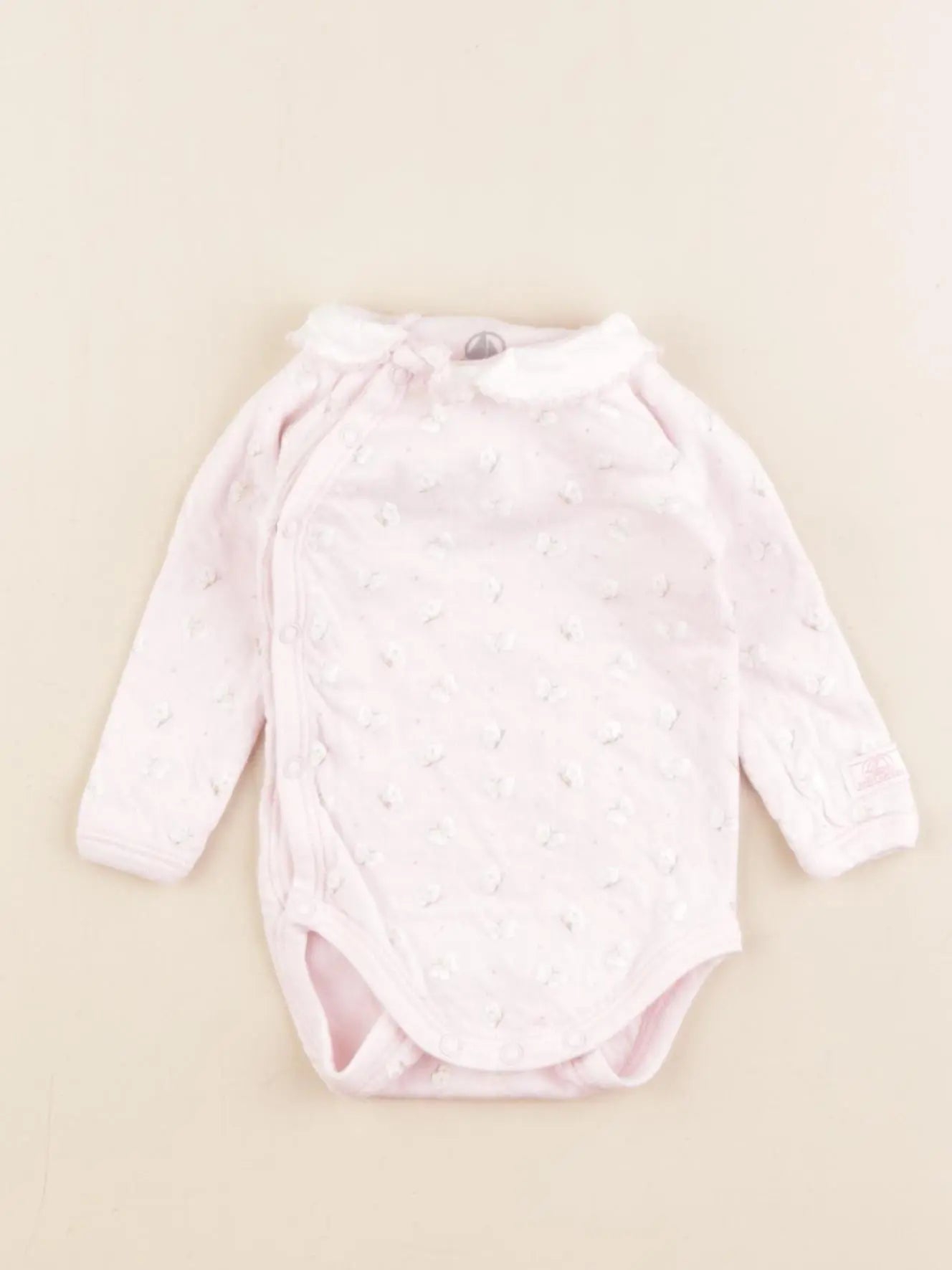 Petit Bateau - body rose - 3 mois