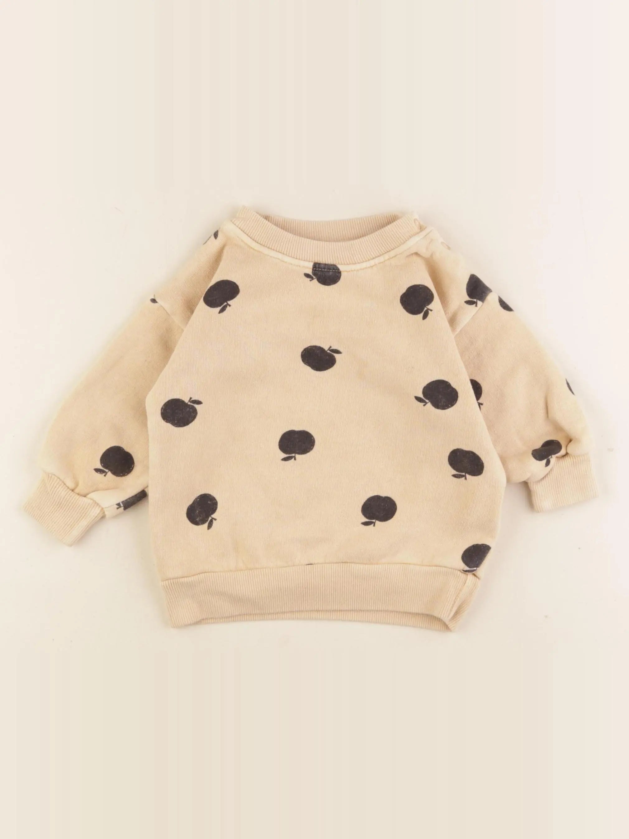 Bobo Choses - sweat marron - 6/12 mois