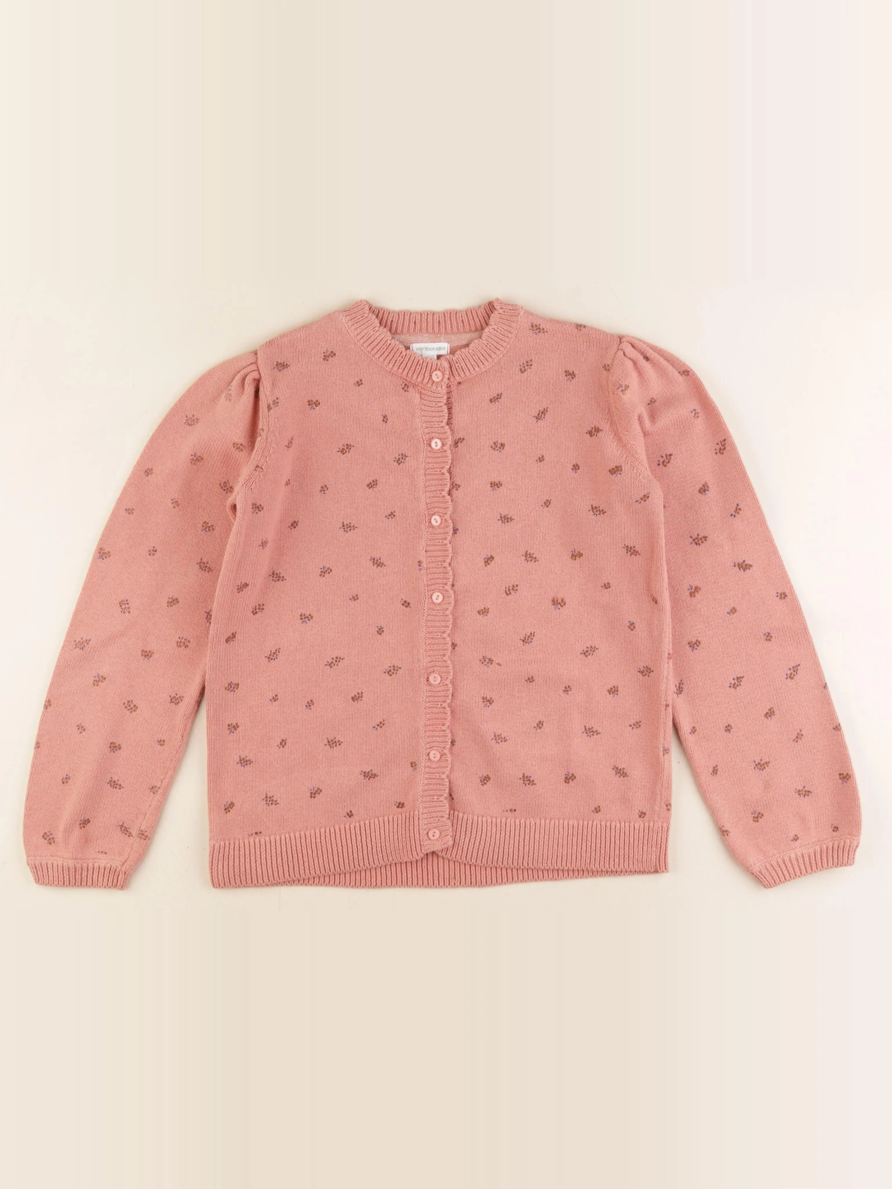 Vertbaudet - gilet rose - 14 ans