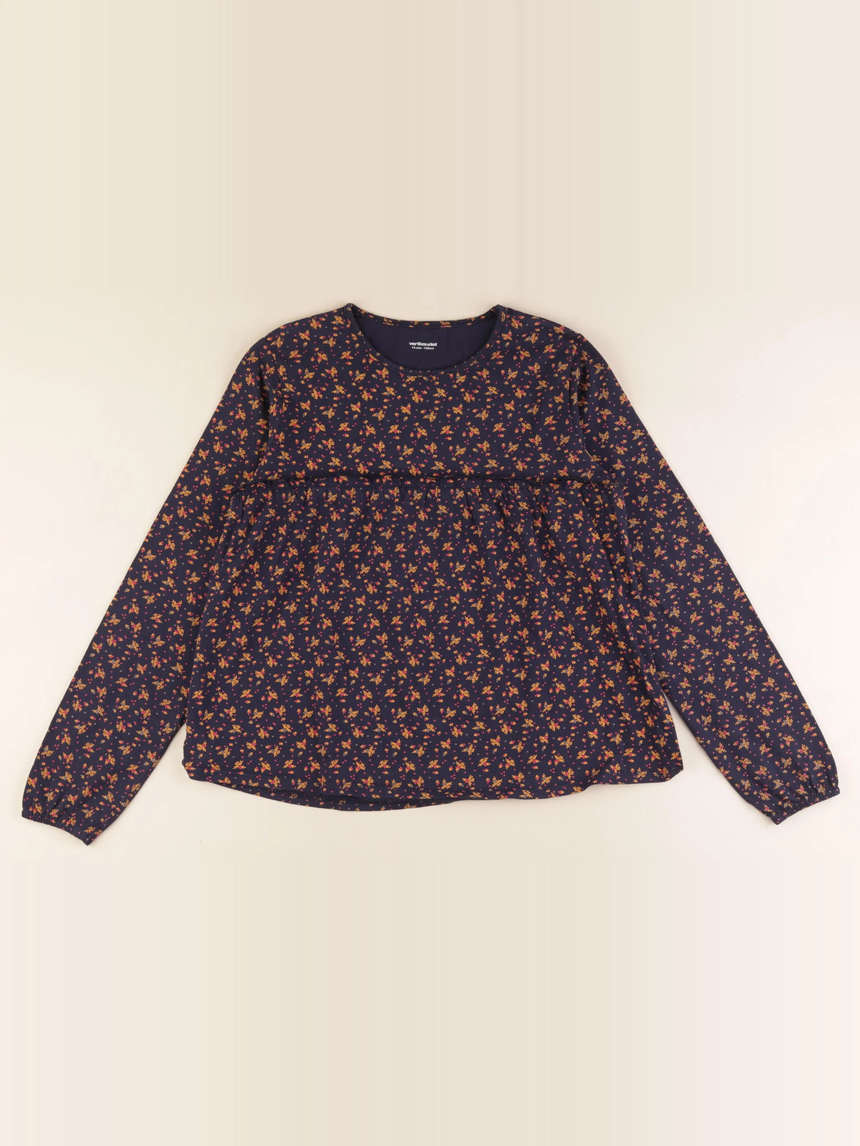 Vertbaudet - tee-shirt bleu - 14 ans