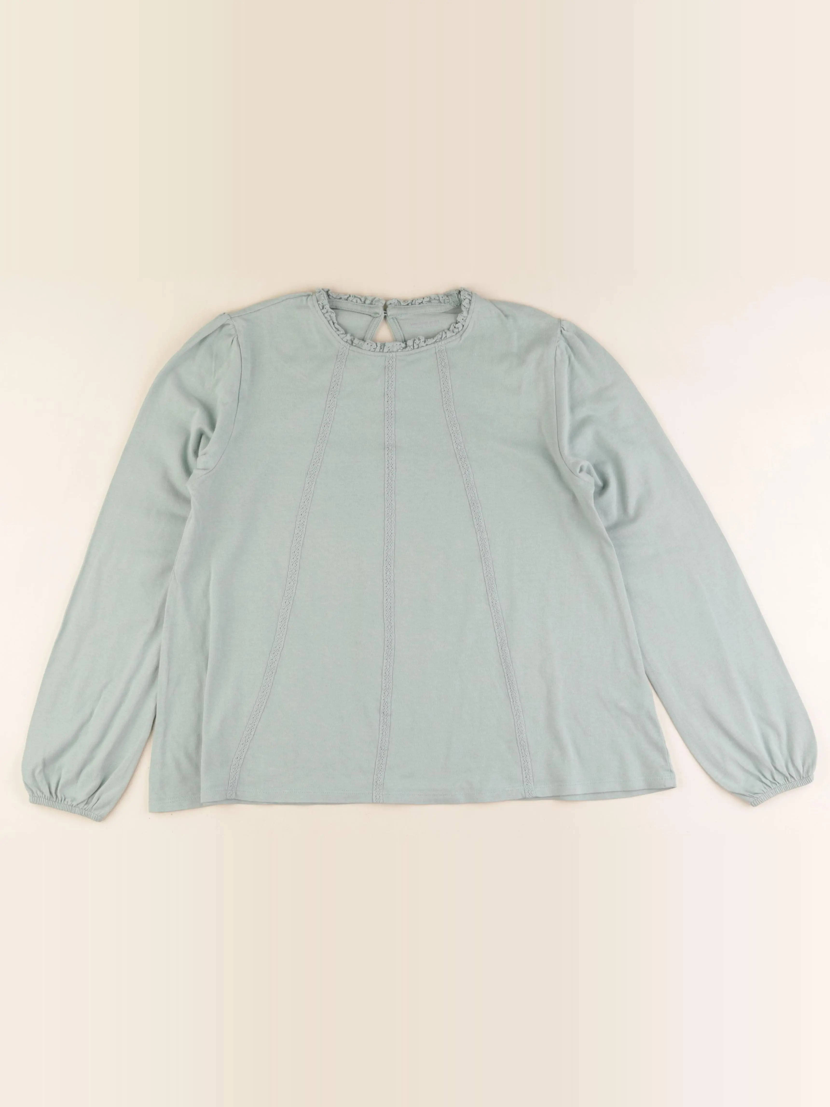 Vertbaudet - tee-shirt vert - 14 ans