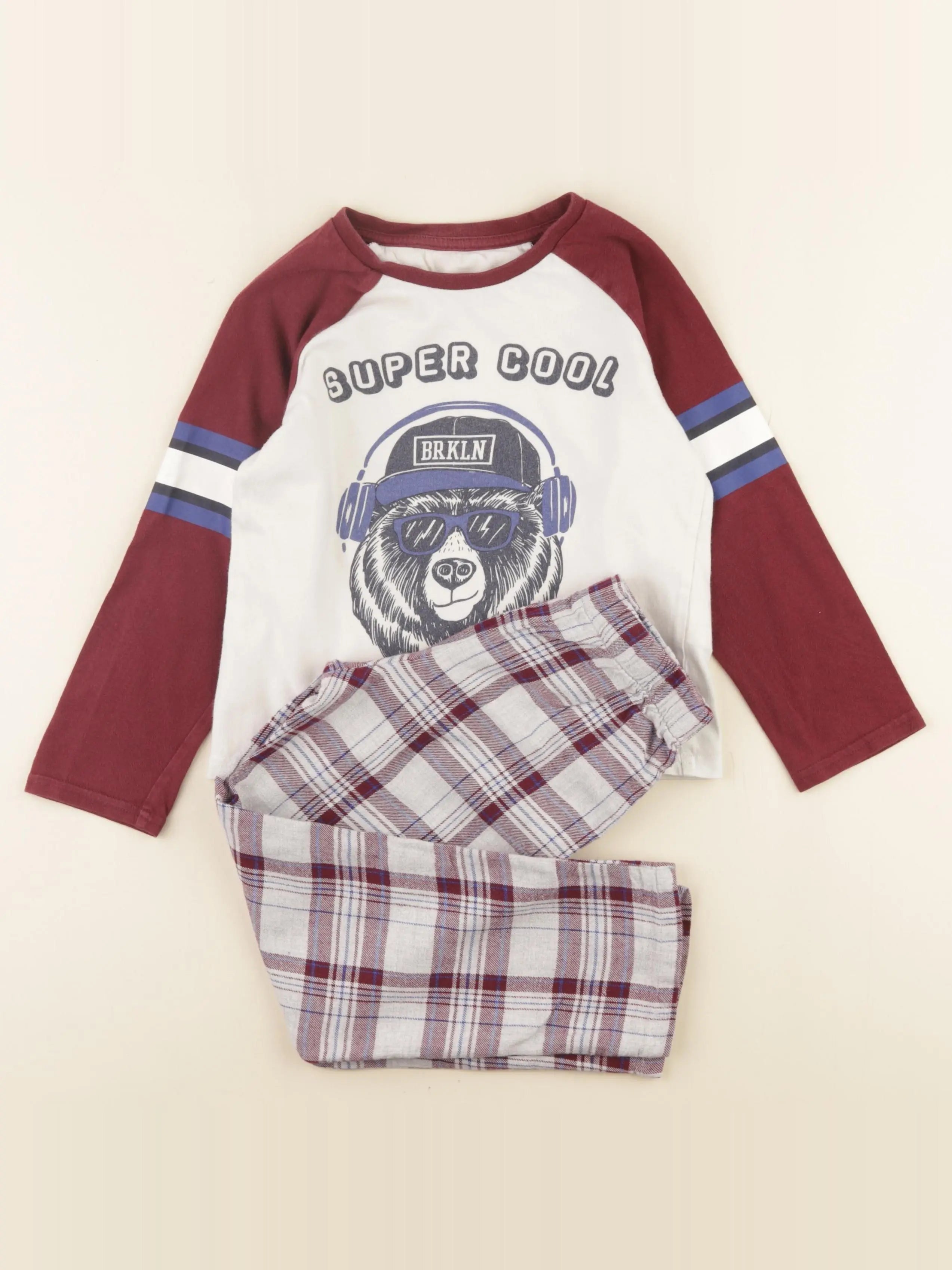 Vertbaudet - pyjama coton multicolore - 6 ans