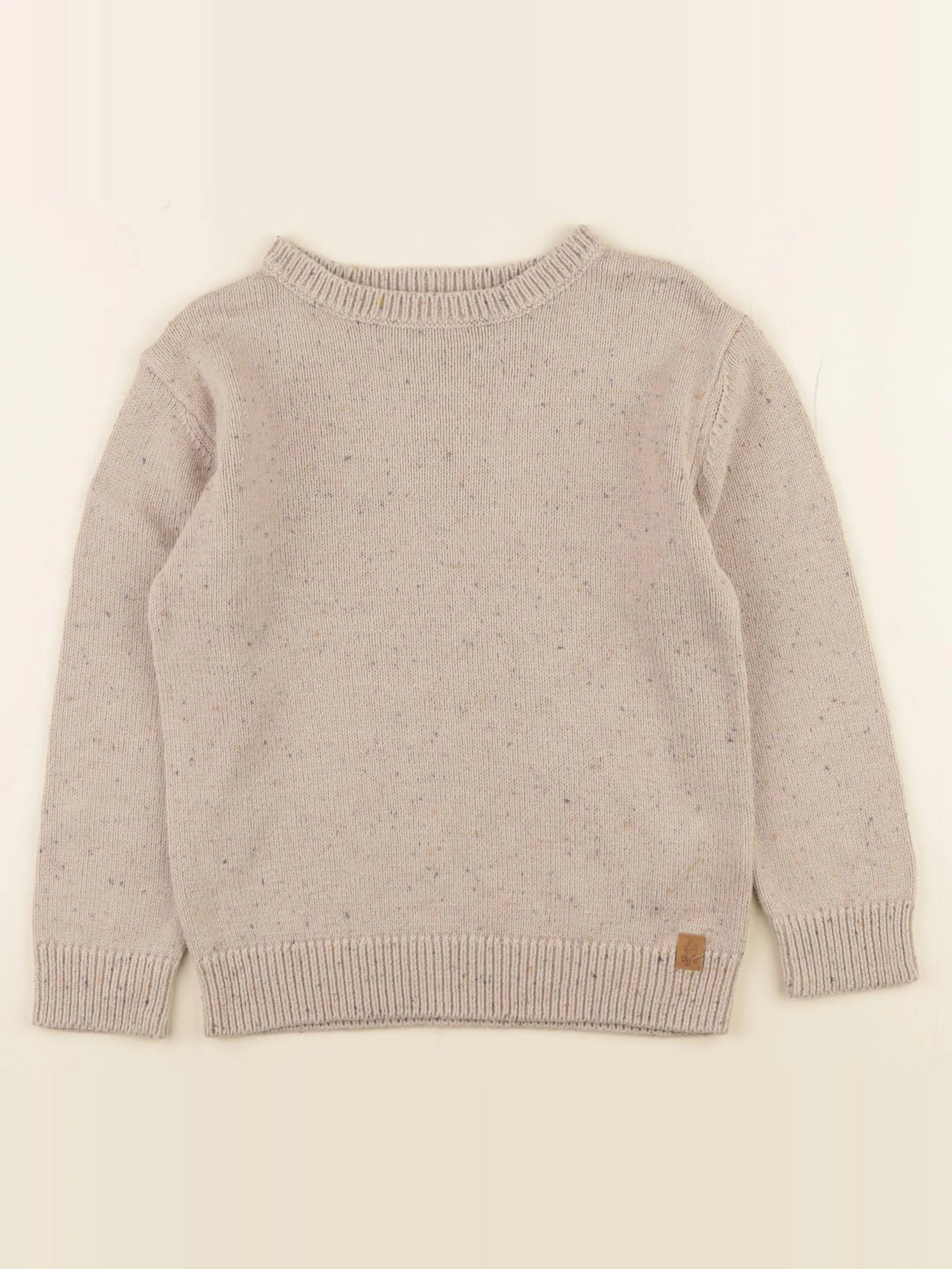 Vertbaudet - pull marron - 8 ans