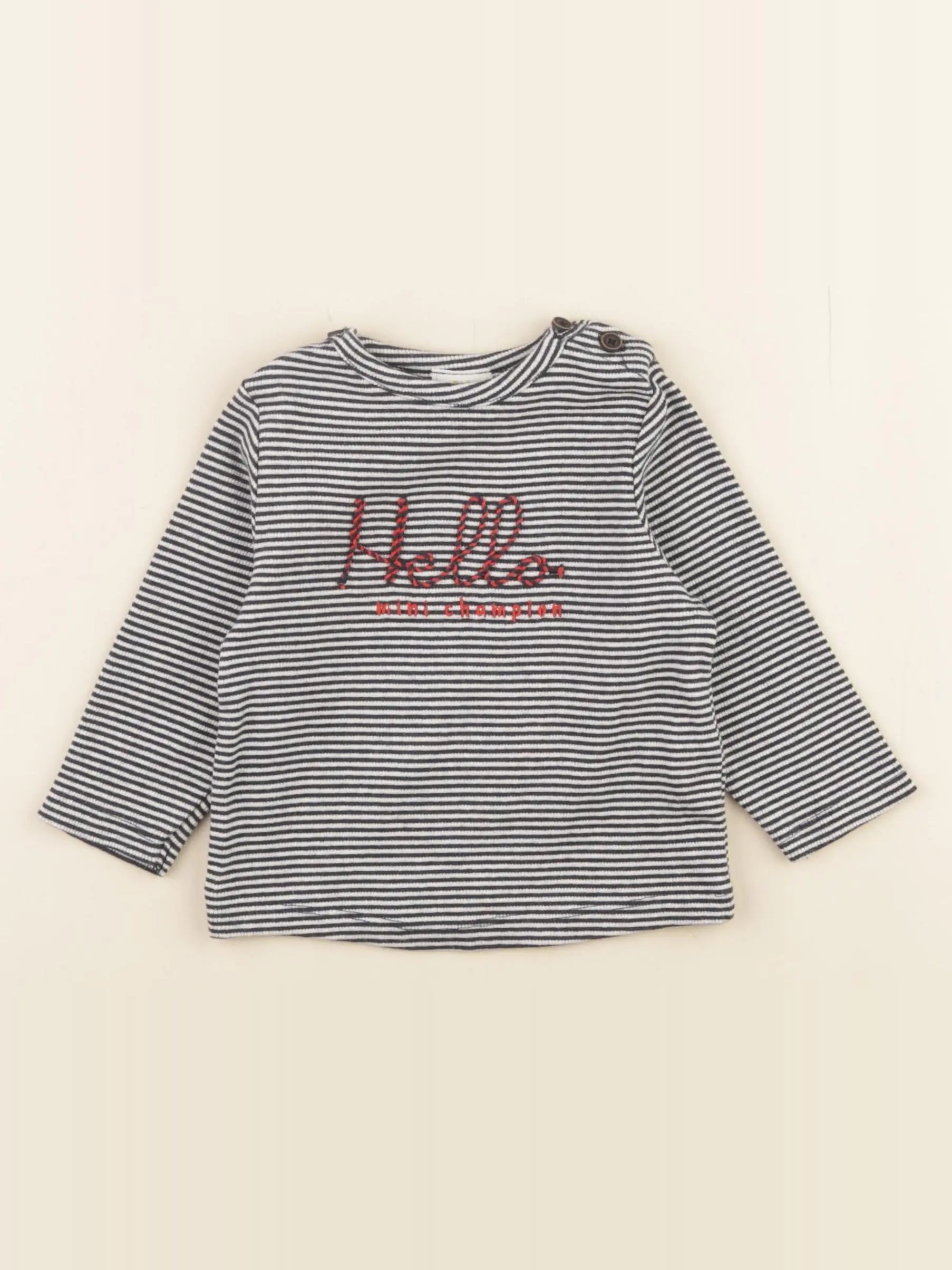 Tape à l'oeil - tee-shirt bleu - 9 mois