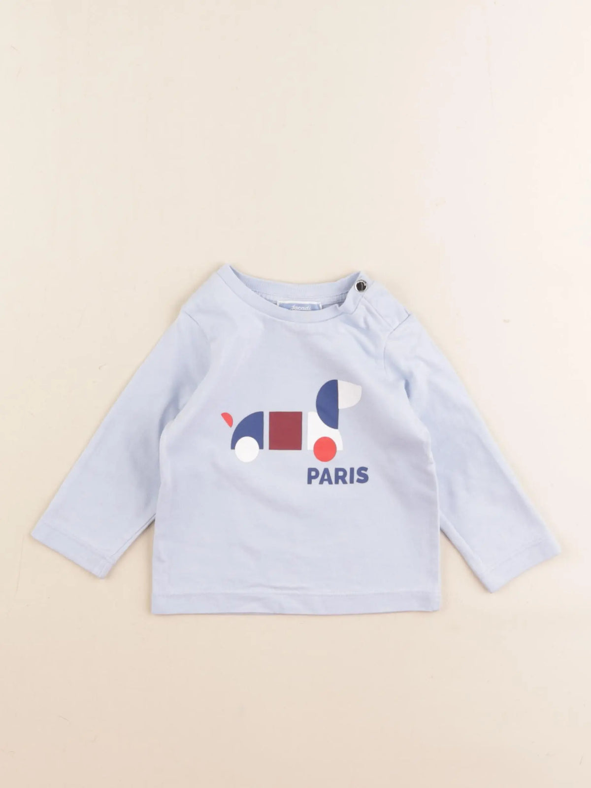 Jacadi - tee-shirt bleu - 6 mois