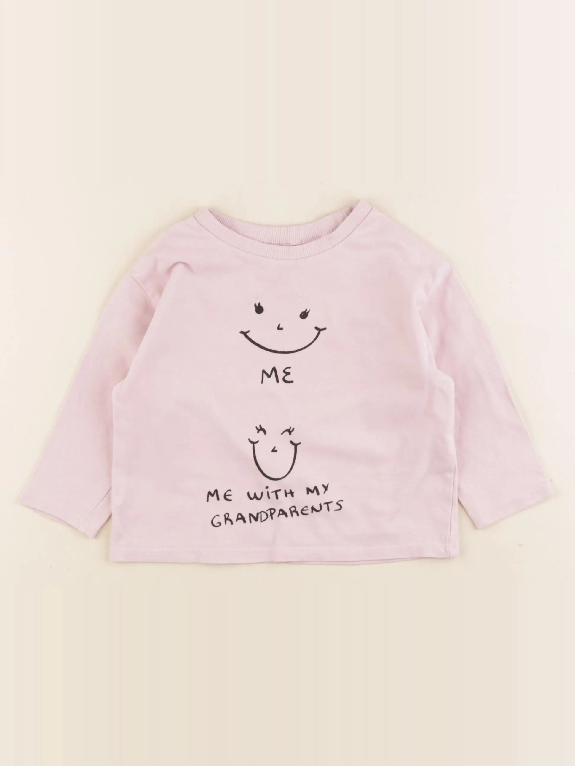 Zara - tee-shirt rose - 9/12 mois