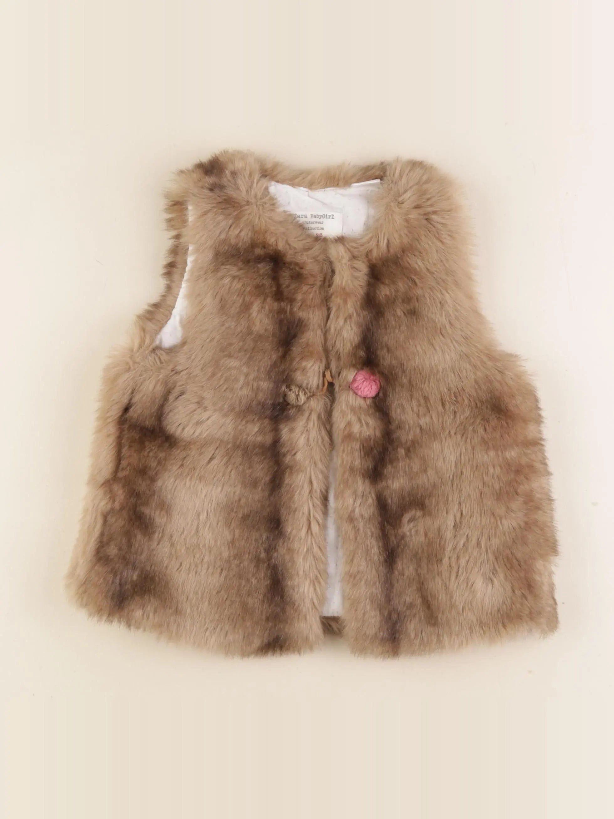 Zara - gilet beige - 2/3 ans