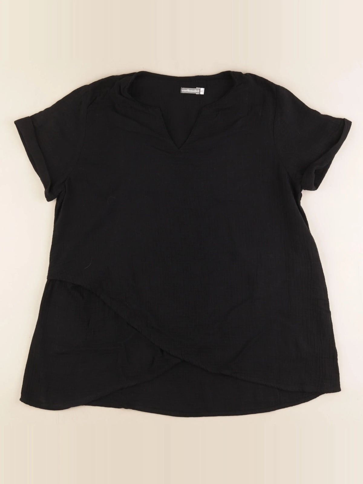 Vertbaudet - blouse grossesse noir - 42