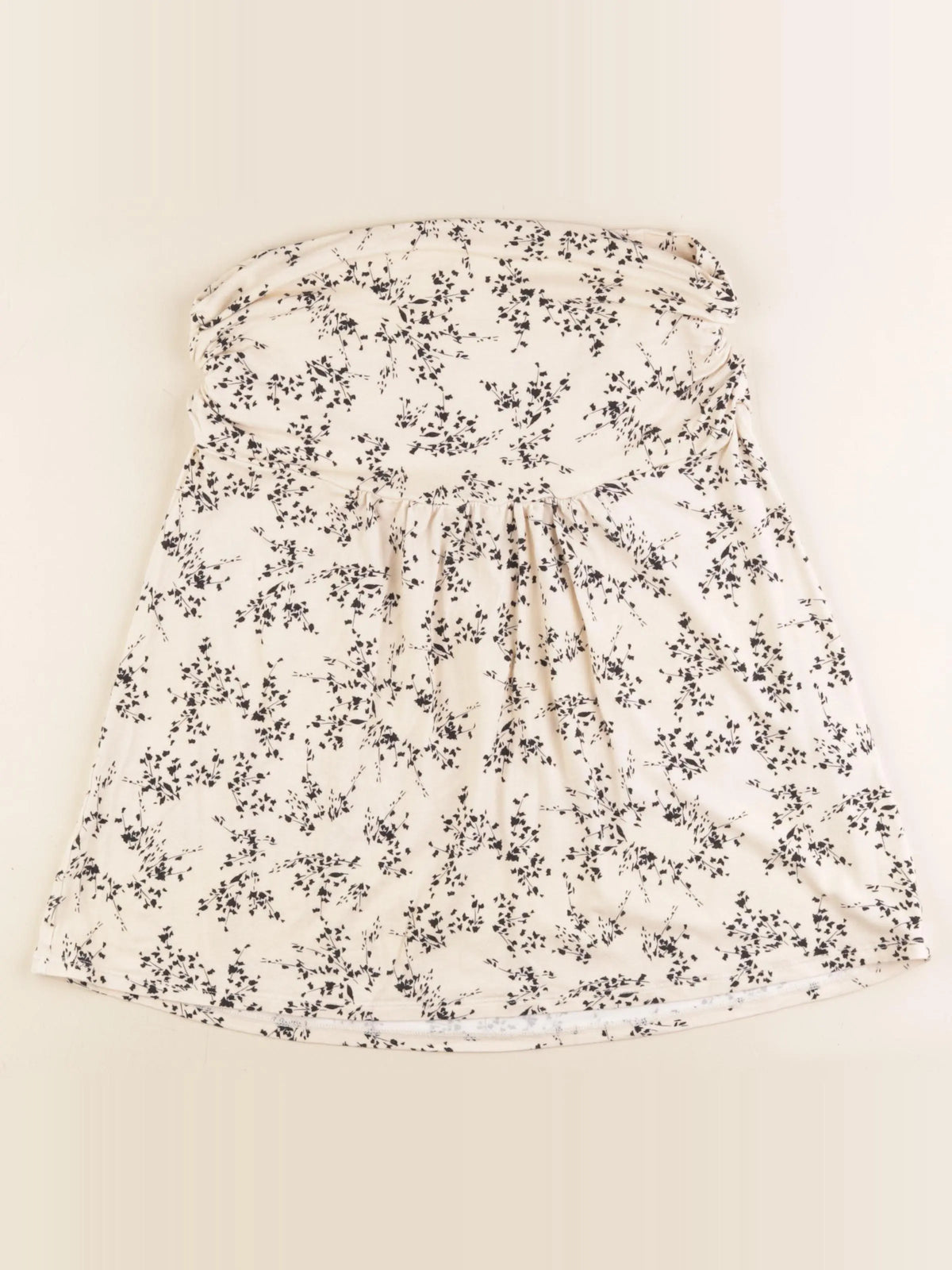 Envie de fraise - jupe grossesse beige - 40 à 42