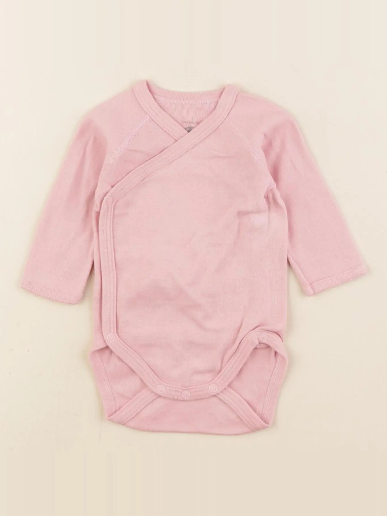 Petit Bateau - body rose - 1 mois