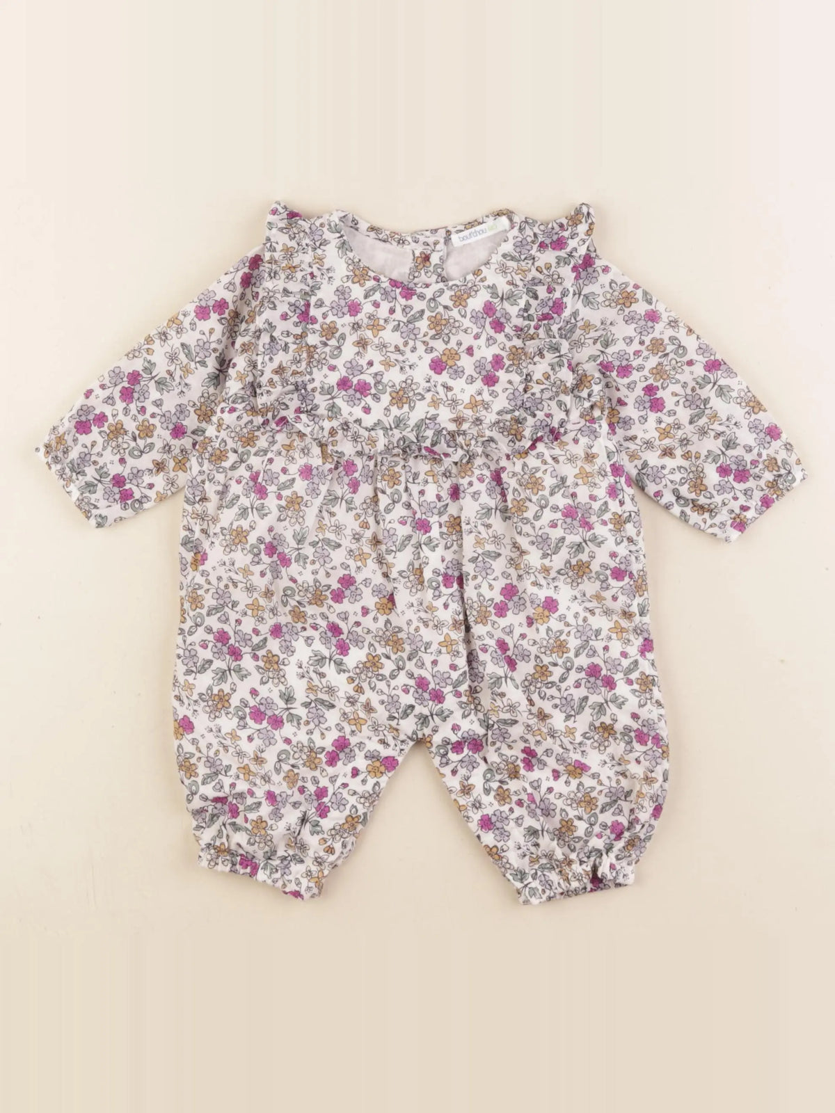 Boutchou - combinaison violet - 1 mois
