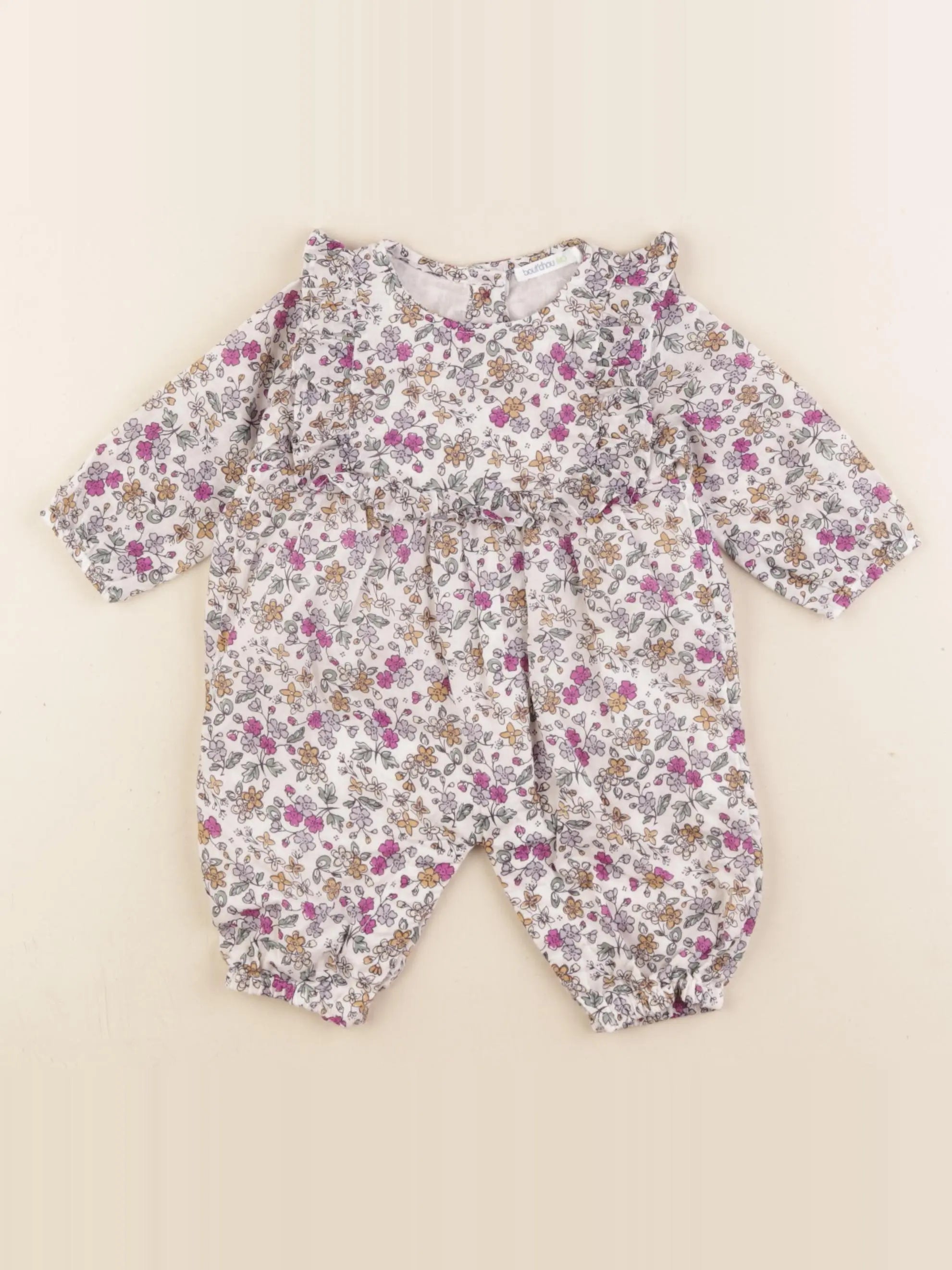 Boutchou - combinaison violet - 1 mois
