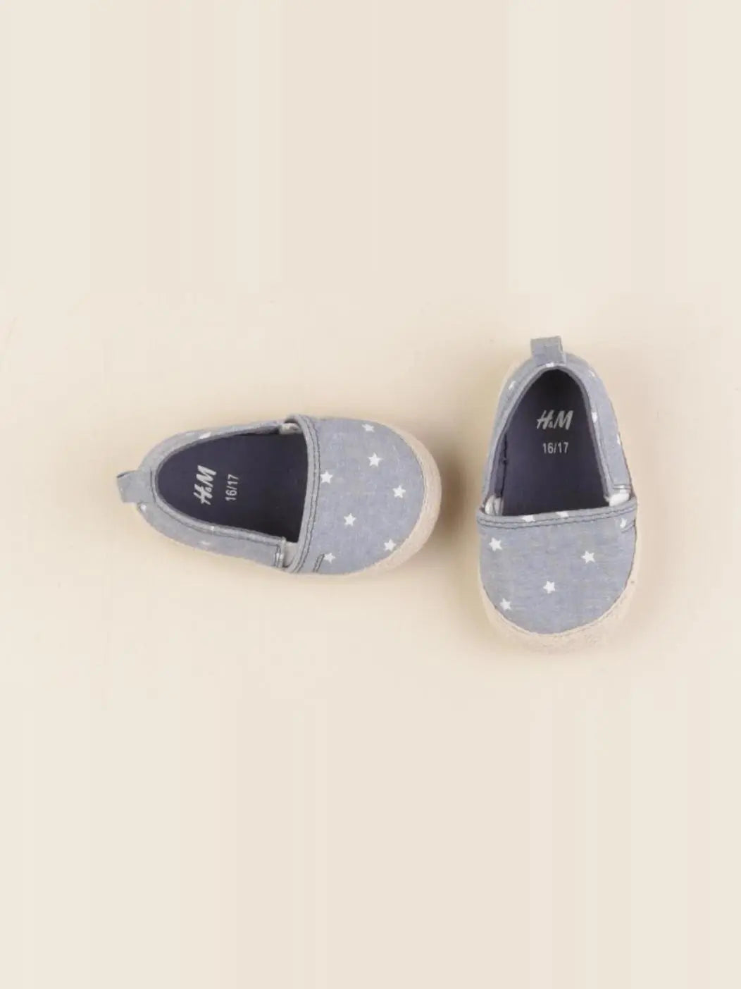 H&M - chaussons bleu - pointure 16/17