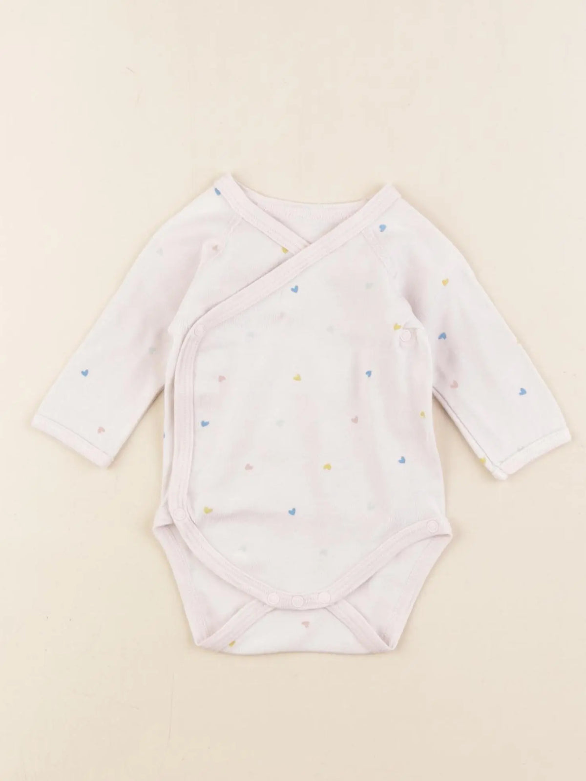 Petit Bateau - body rose - 1 mois