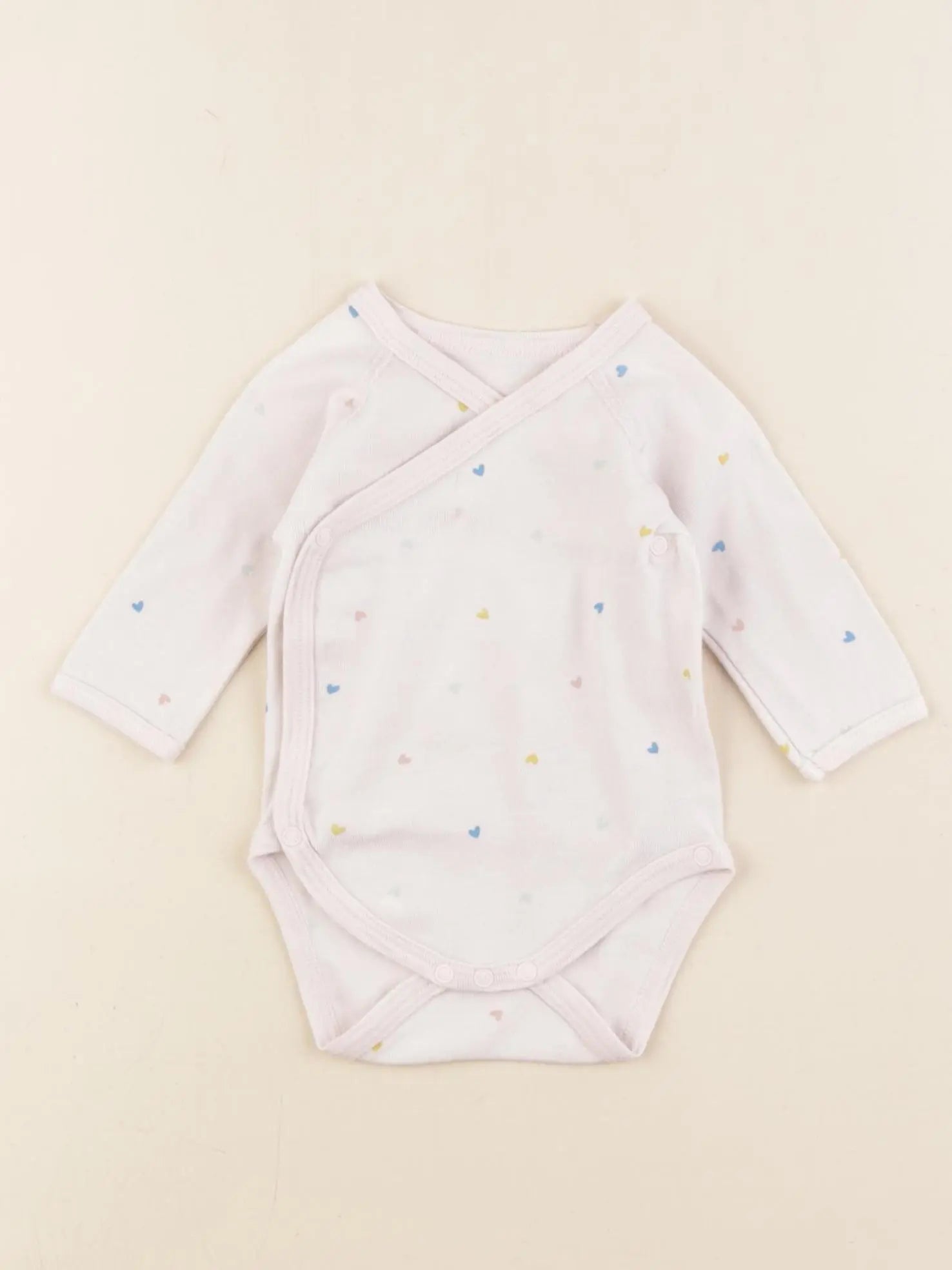 Petit Bateau - body rose - 1 mois