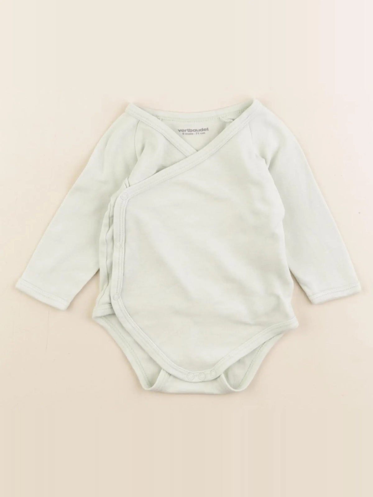 Vertbaudet - body vert - 9 mois