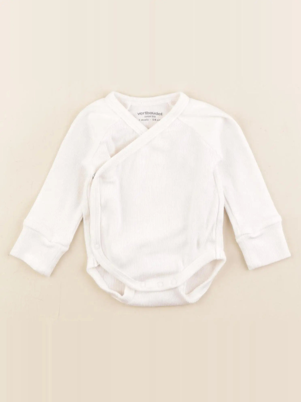 Vertbaudet - body blanc - 1 mois