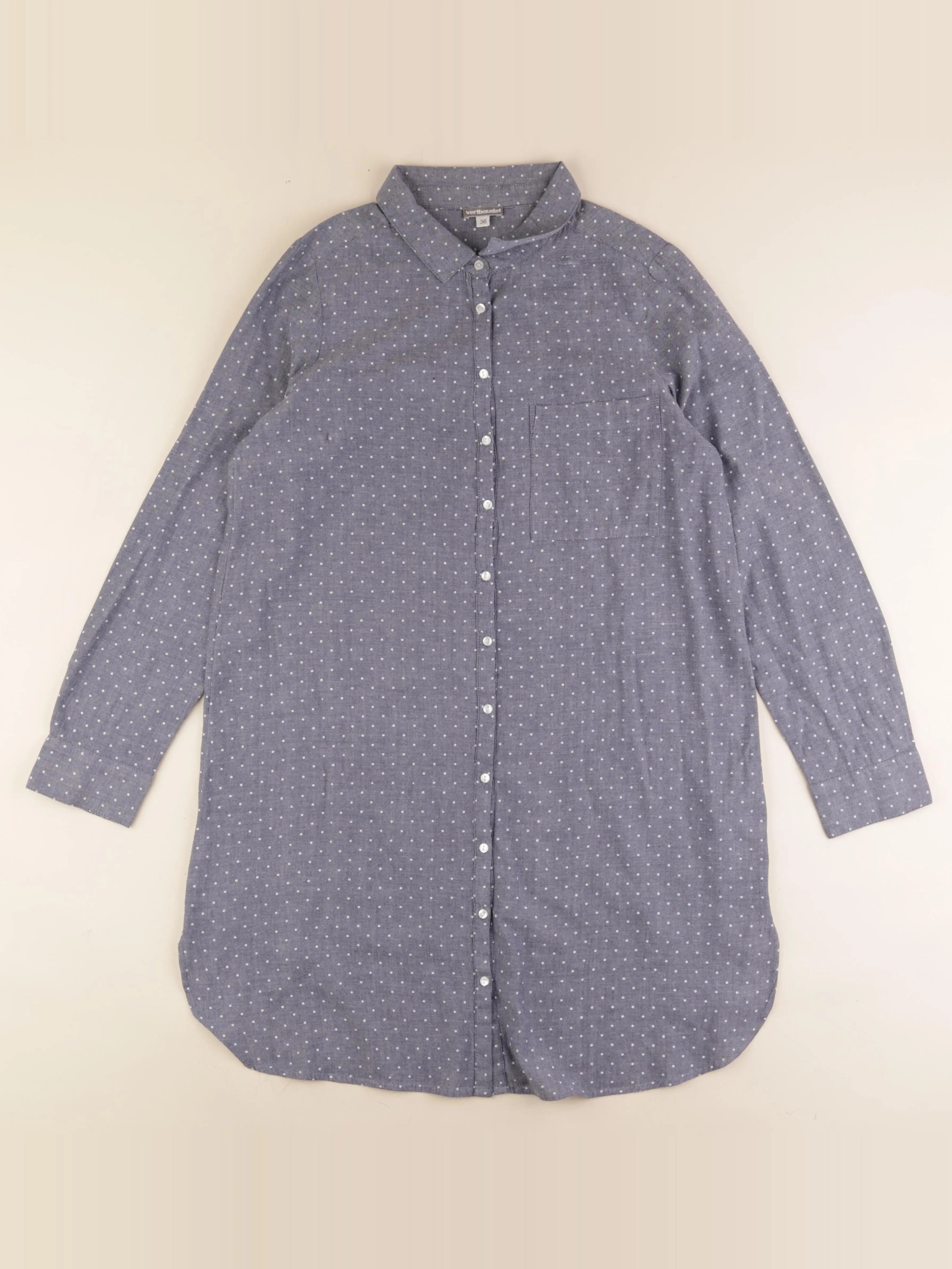 Vertbaudet - robe grossesse bleu - 36