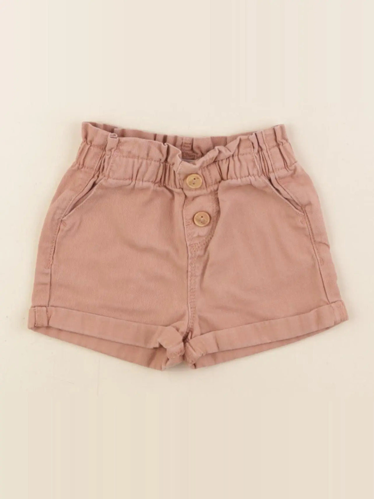 Vertbaudet - short marron - 9 mois