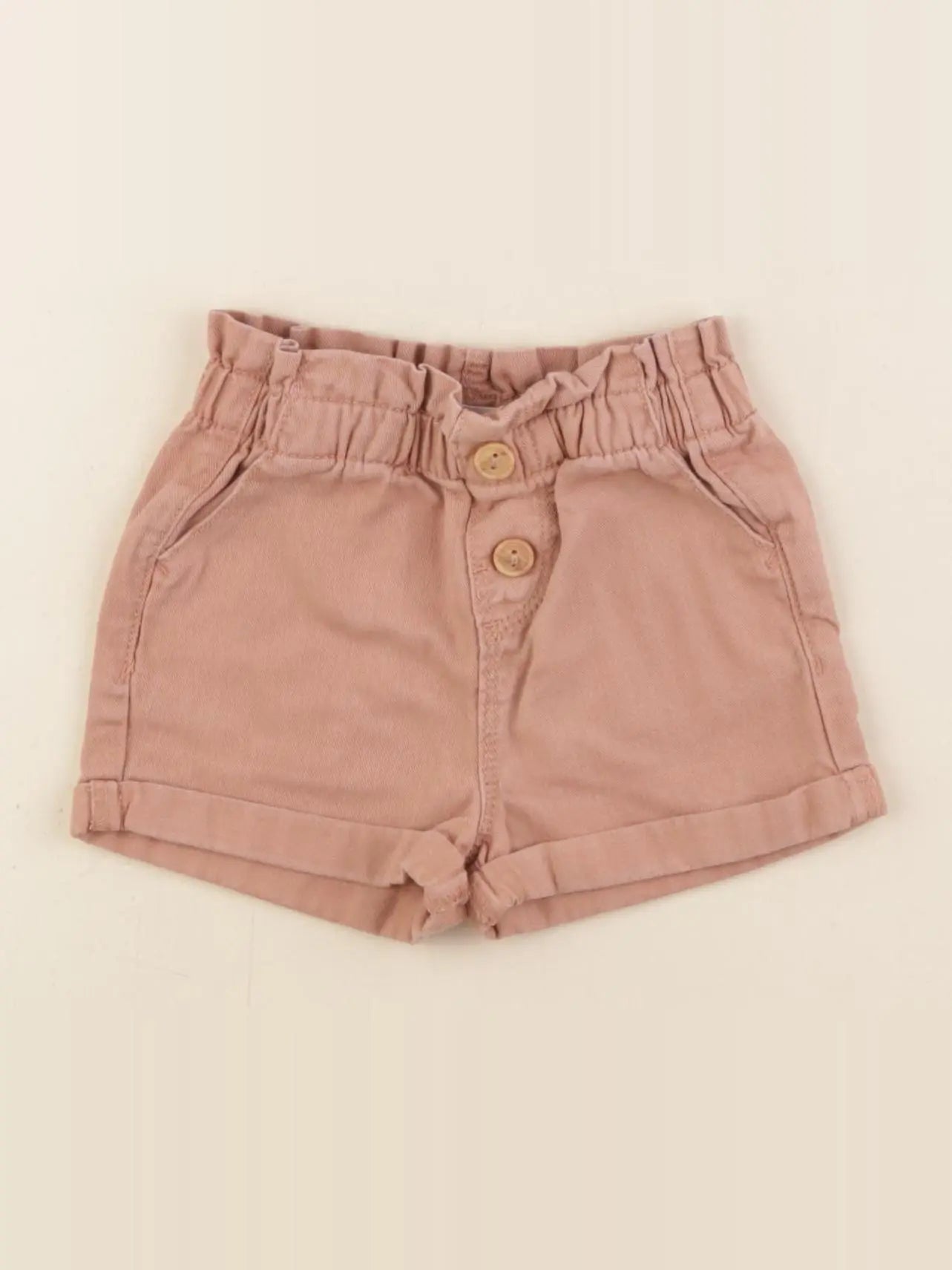 Vertbaudet - short marron - 9 mois