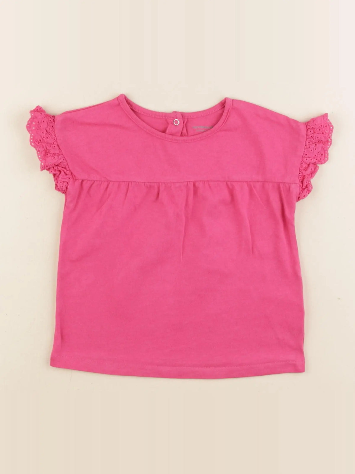 Vertbaudet - tee-shirt rose - 24 mois