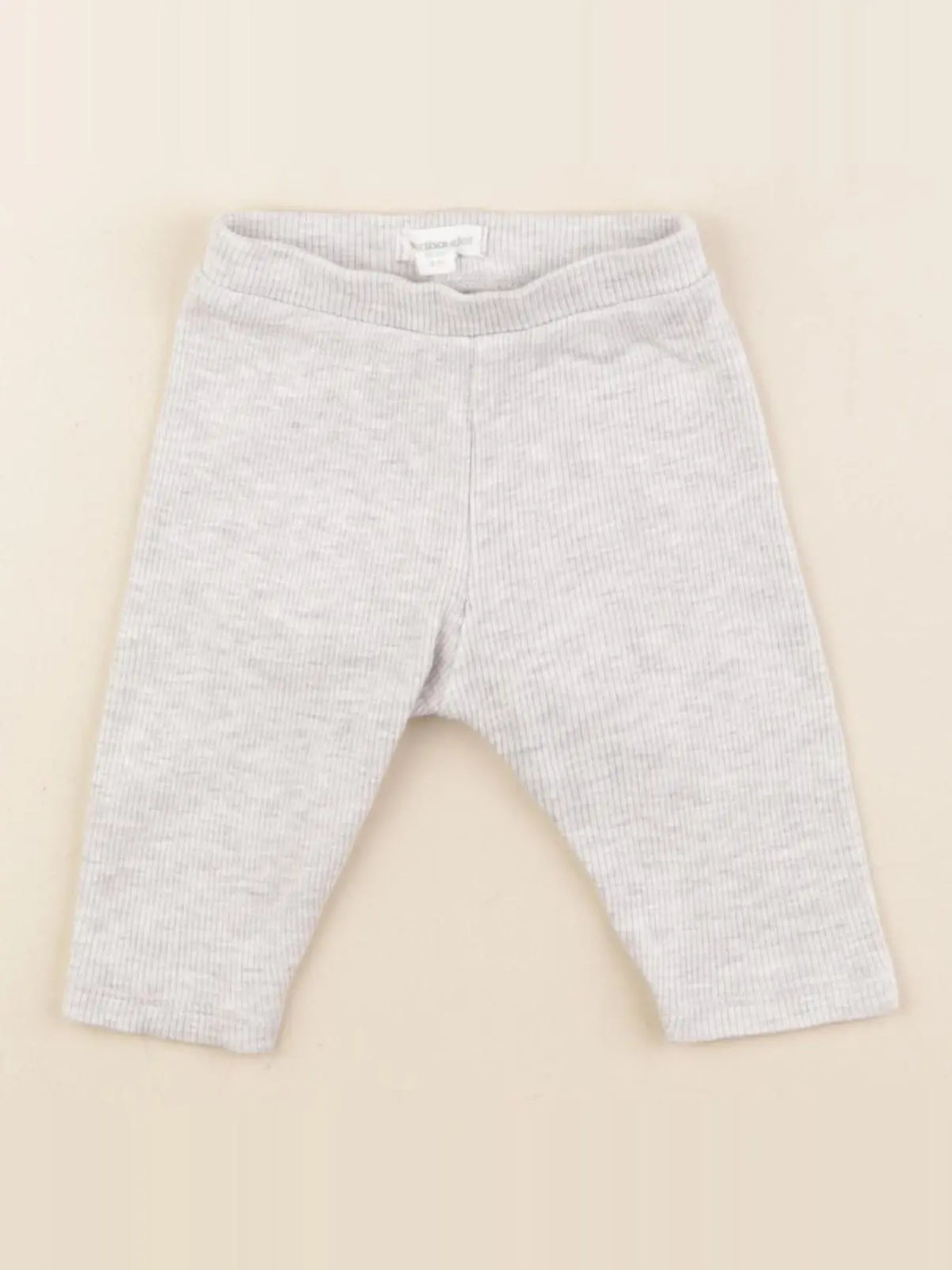 Vertbaudet - legging gris - 3 mois