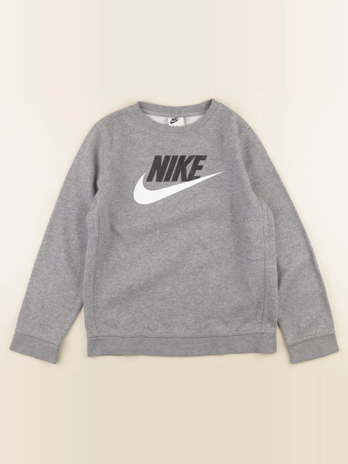 Nike - sweat gris - 10/12 ans