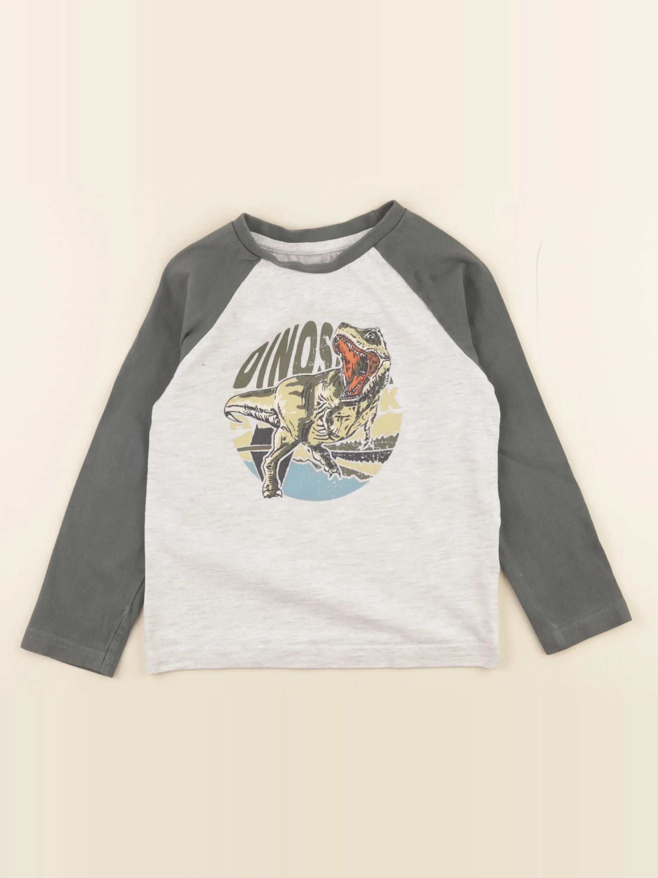 Vertbaudet - tee-shirt vert - 4 ans