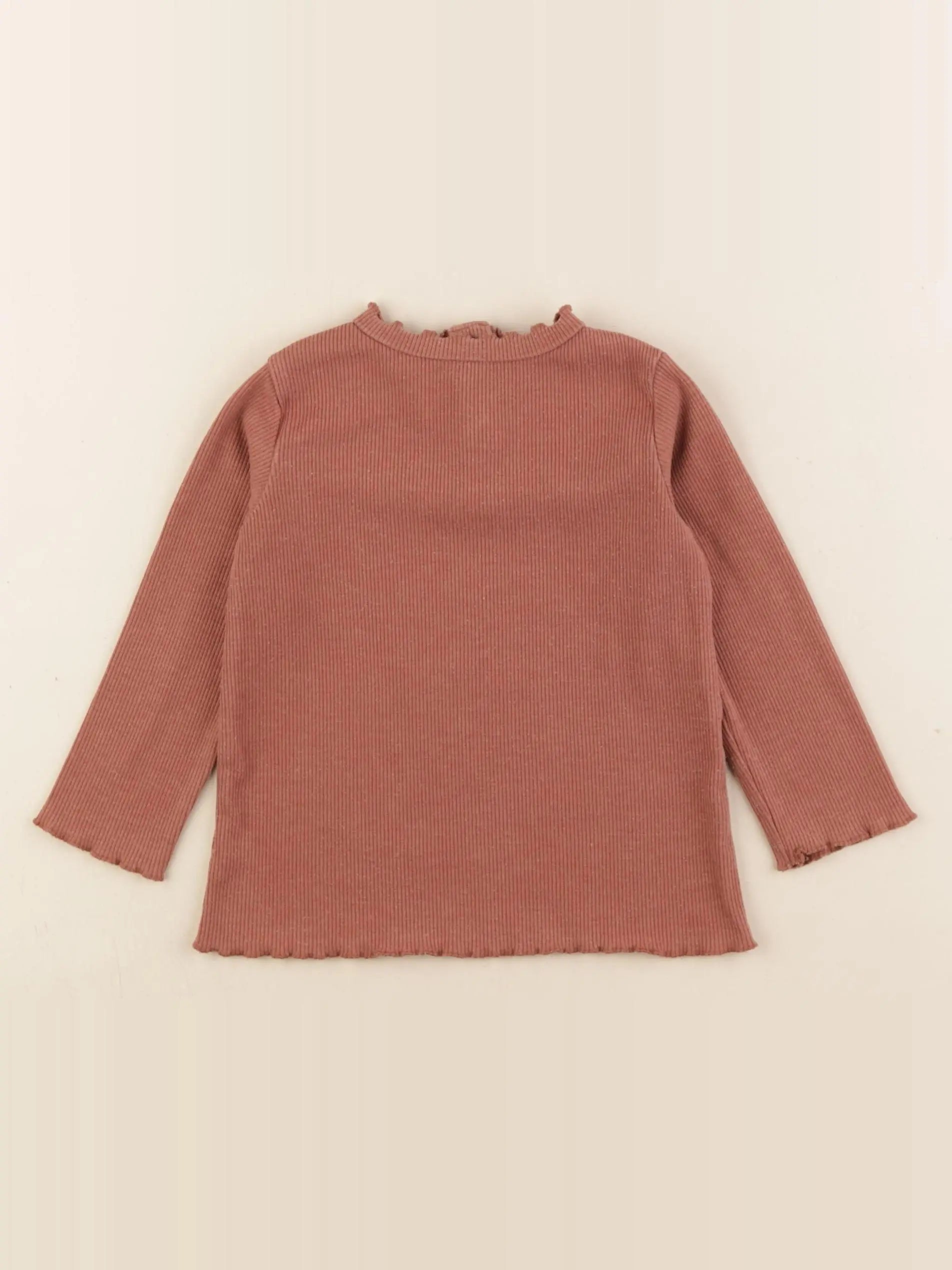 Zara - tee-shirt marron - 9/12 mois