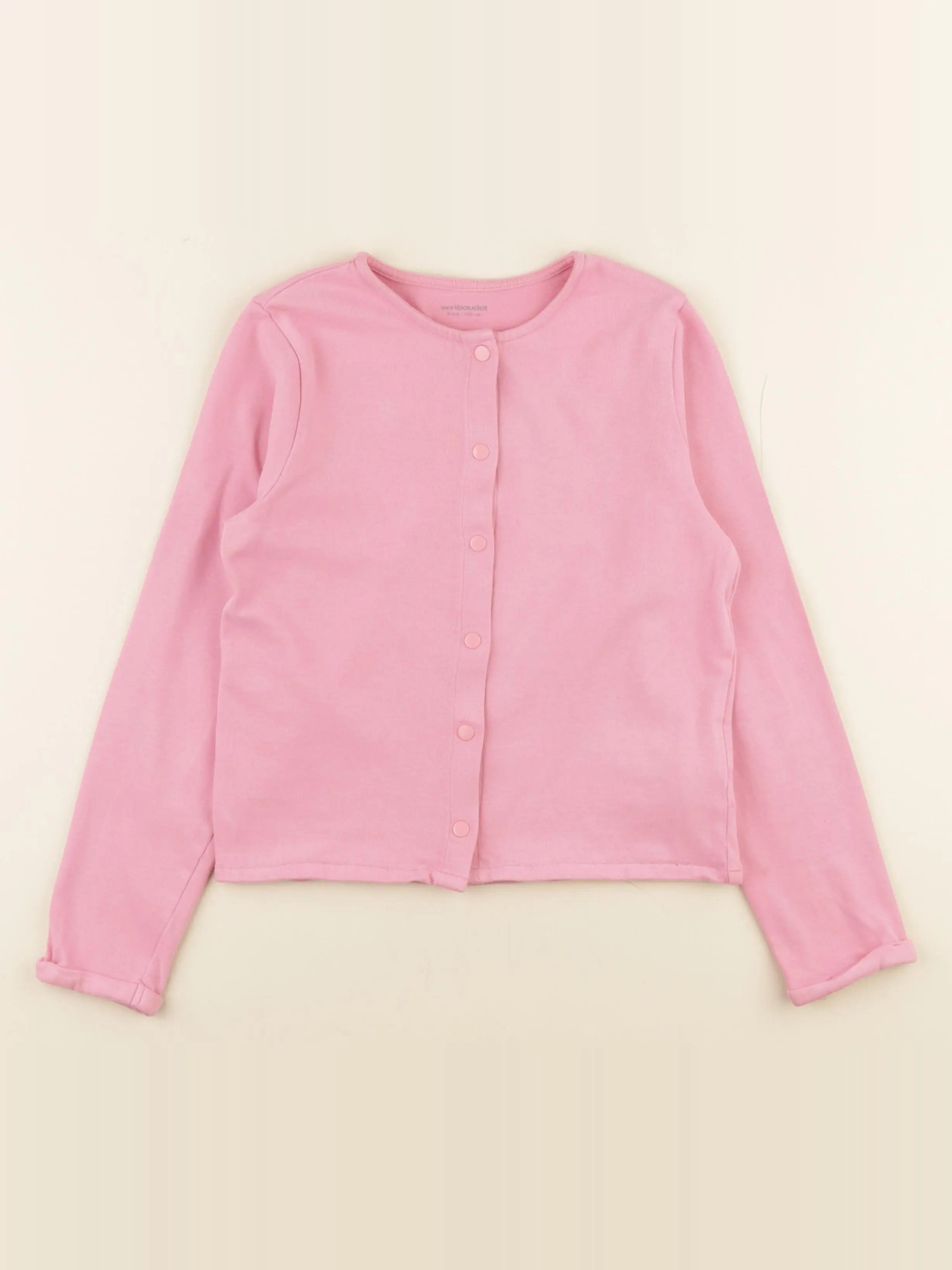 Vertbaudet - tee-shirt rose - 8 ans